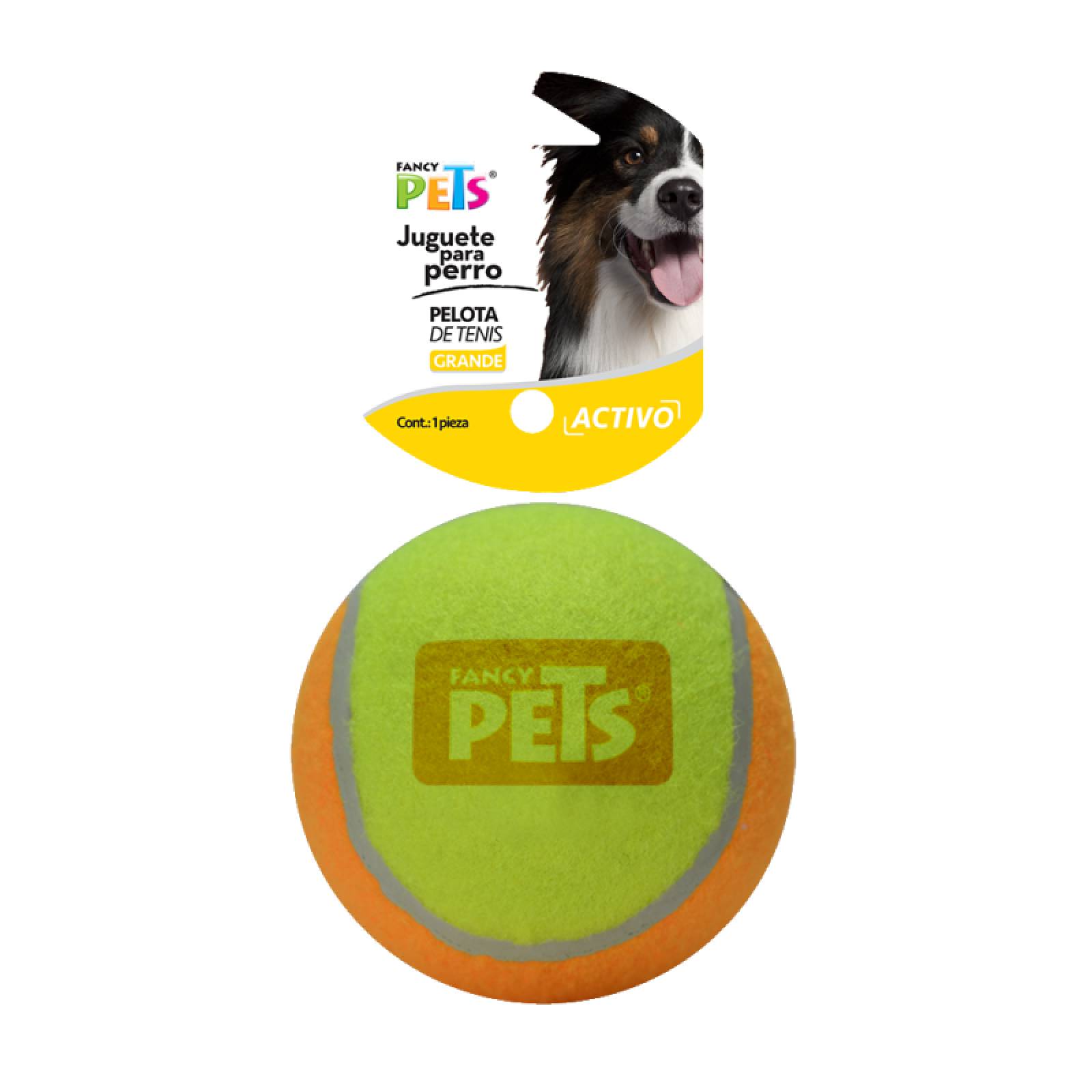 Pelota Tenis Bicolor Grande Juguete Perro Fancy Pets