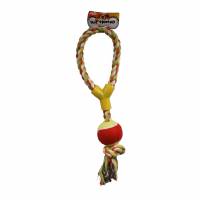 Juguete Colores Aro Pelota Tenis Nudo 40 Cm Perro Fancy Pets