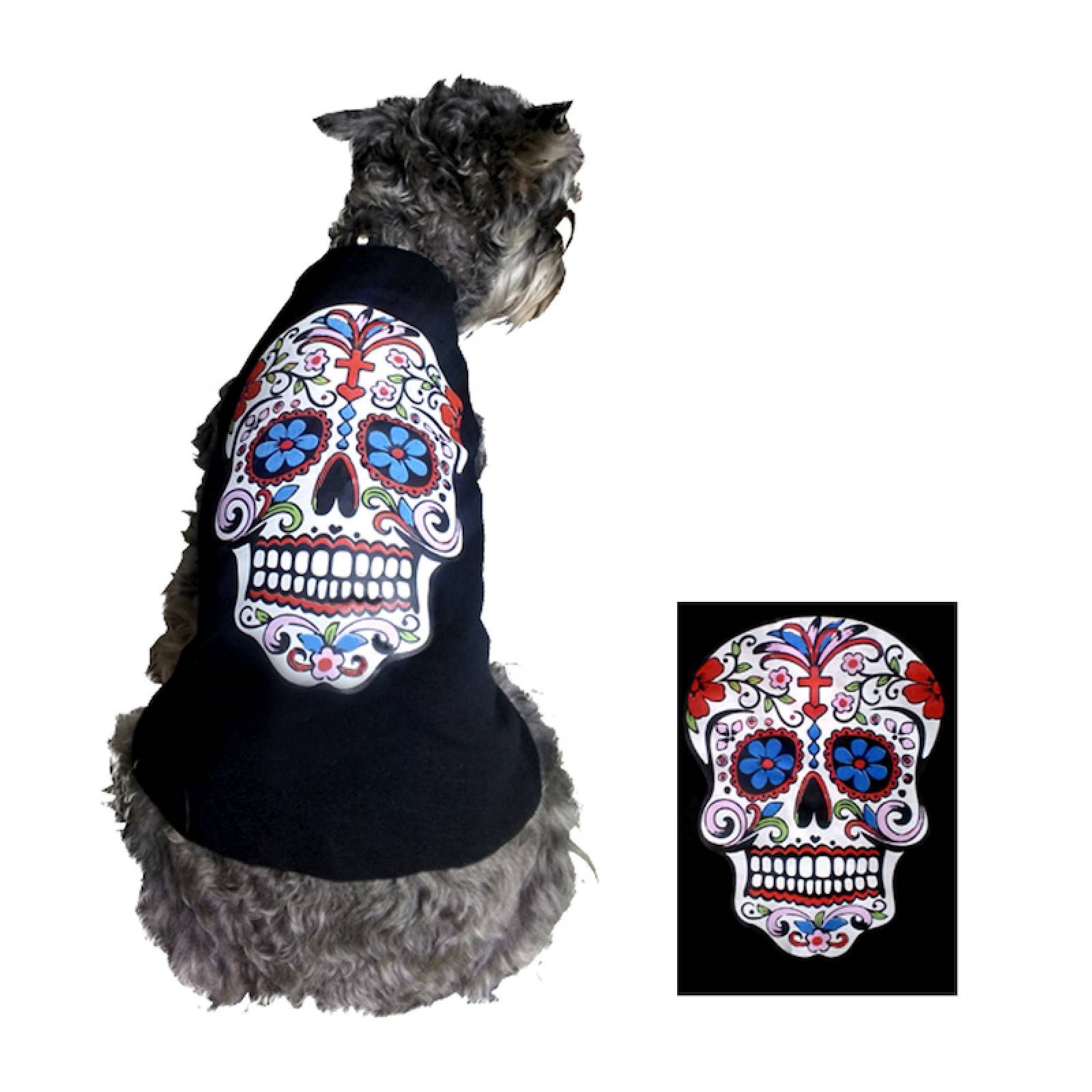 Disfraz Calavera Perro Halloween Talla 1 Mascota Pet Pals