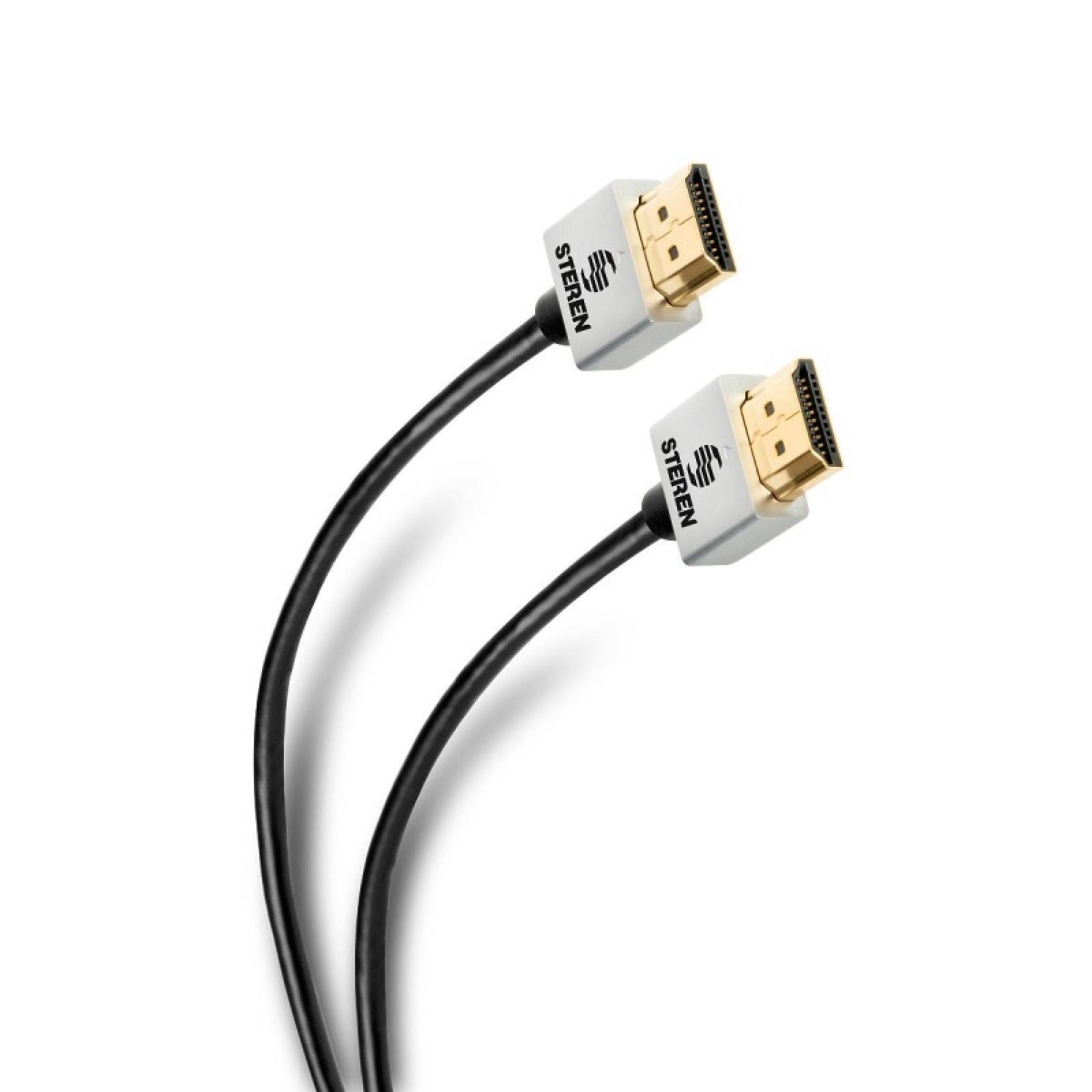 Cable Elite HDMI Ultra Delgado 3.6m Carcasas Aluminio Steren