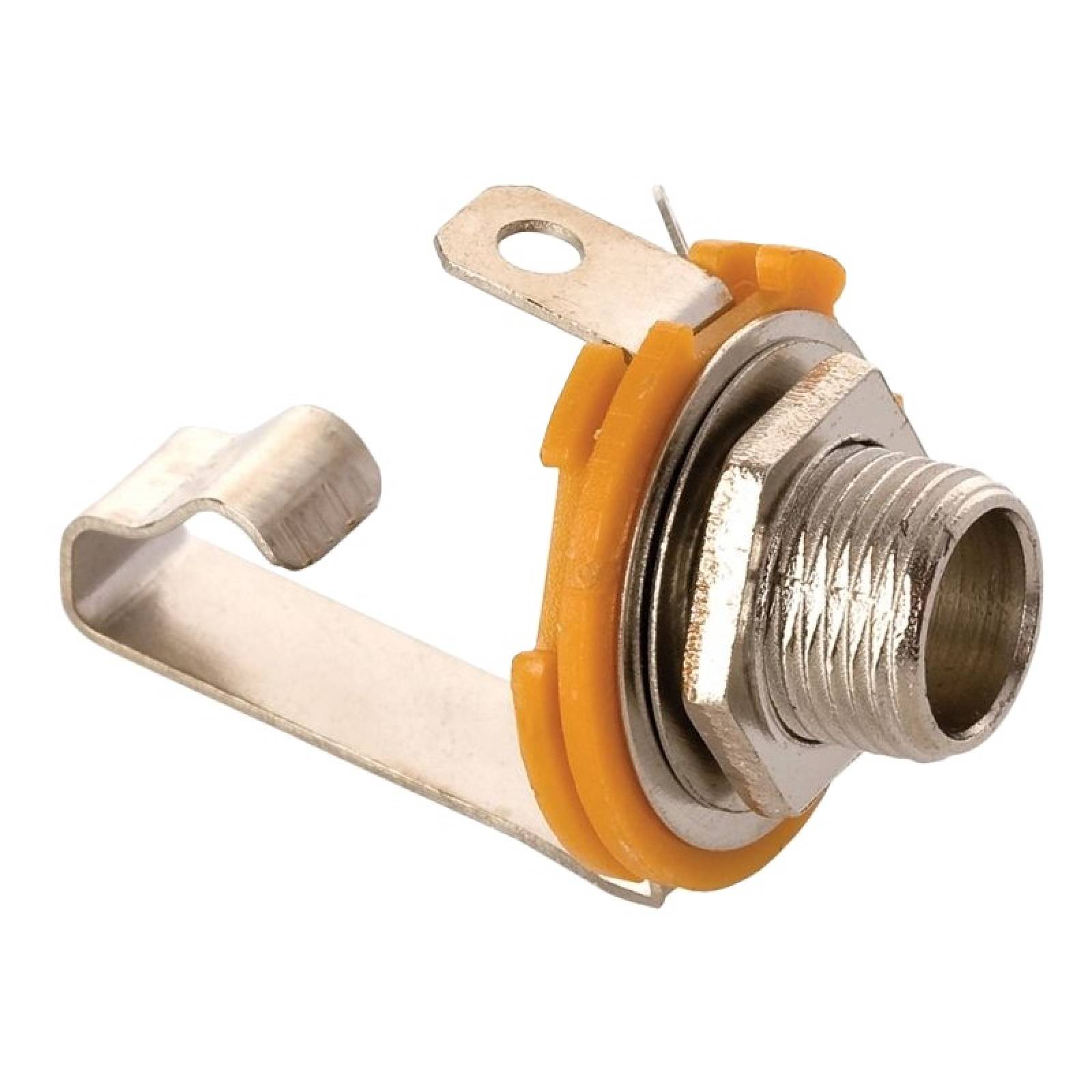 Conector Jack Audio 6.3mm Monoaural Desnudo P/ Chasis Steren