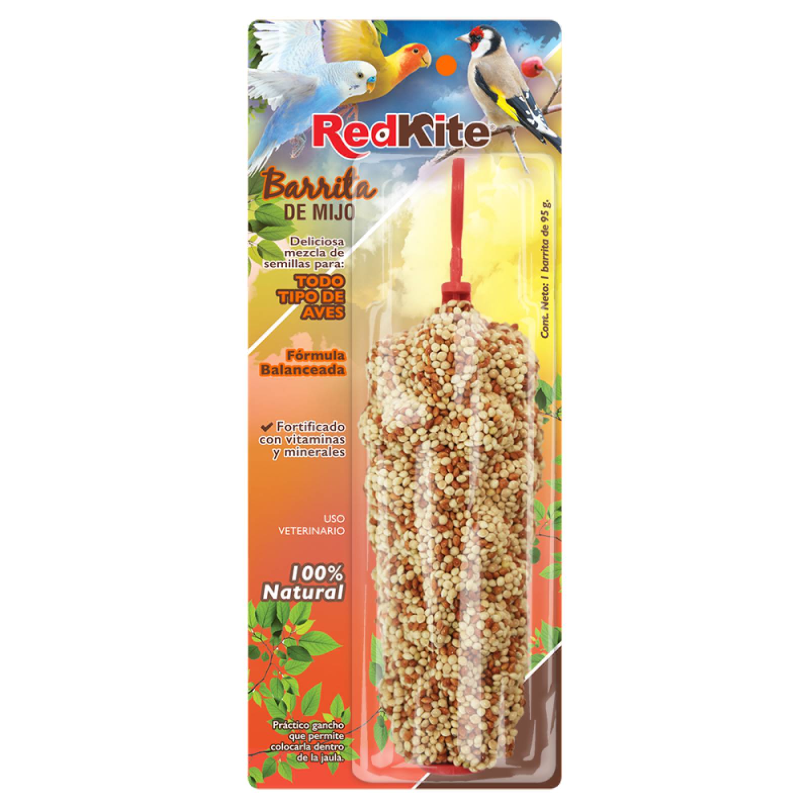 Barrita Mijo Alimento Aves Pequeñas 95gr Semillas Fancy Pets