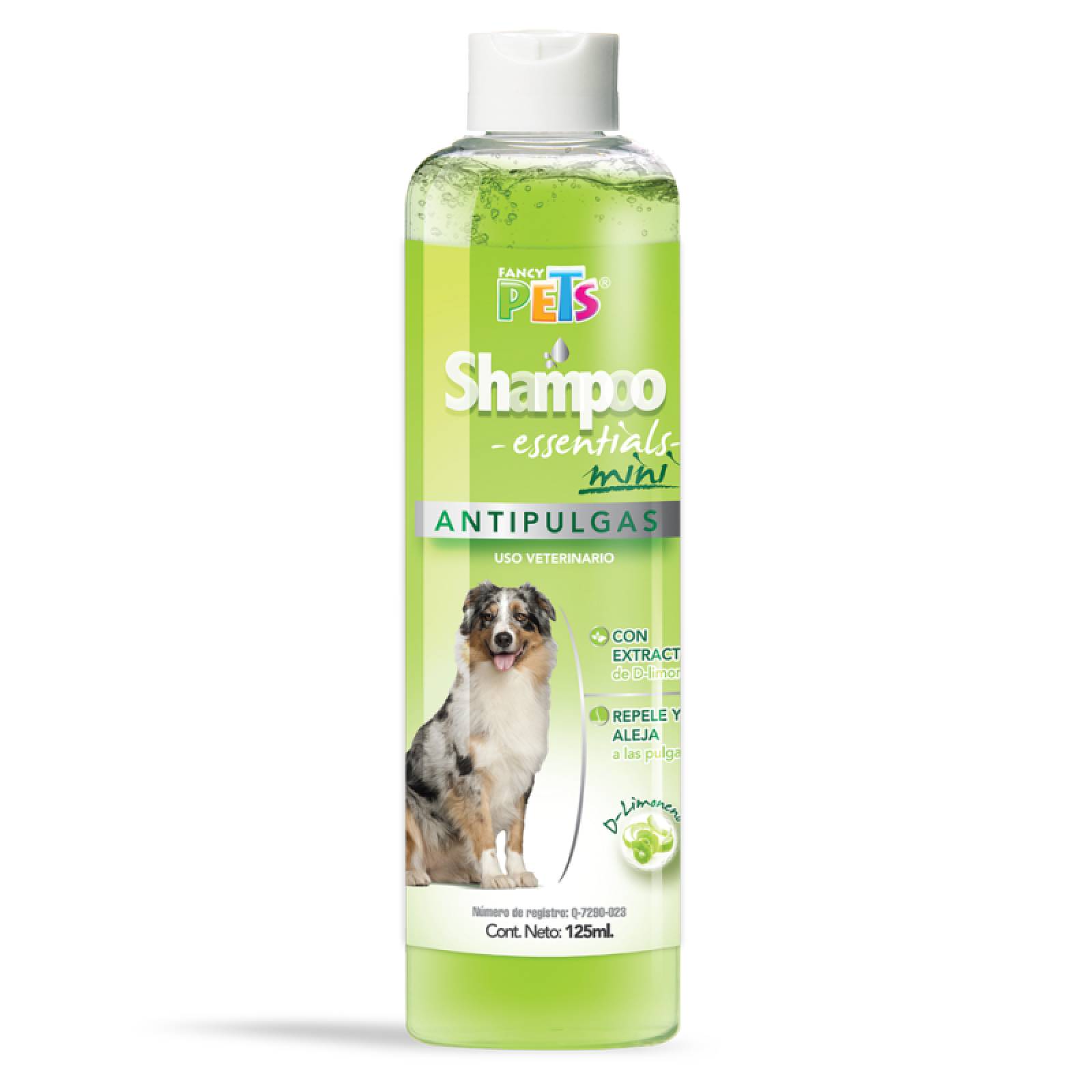 Shampoo Essentials Mini Antipulgas 125ml Repele Lomas
