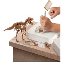 Juego Excavacion Fósiles T-Rex Velociraptor Discovery Kids