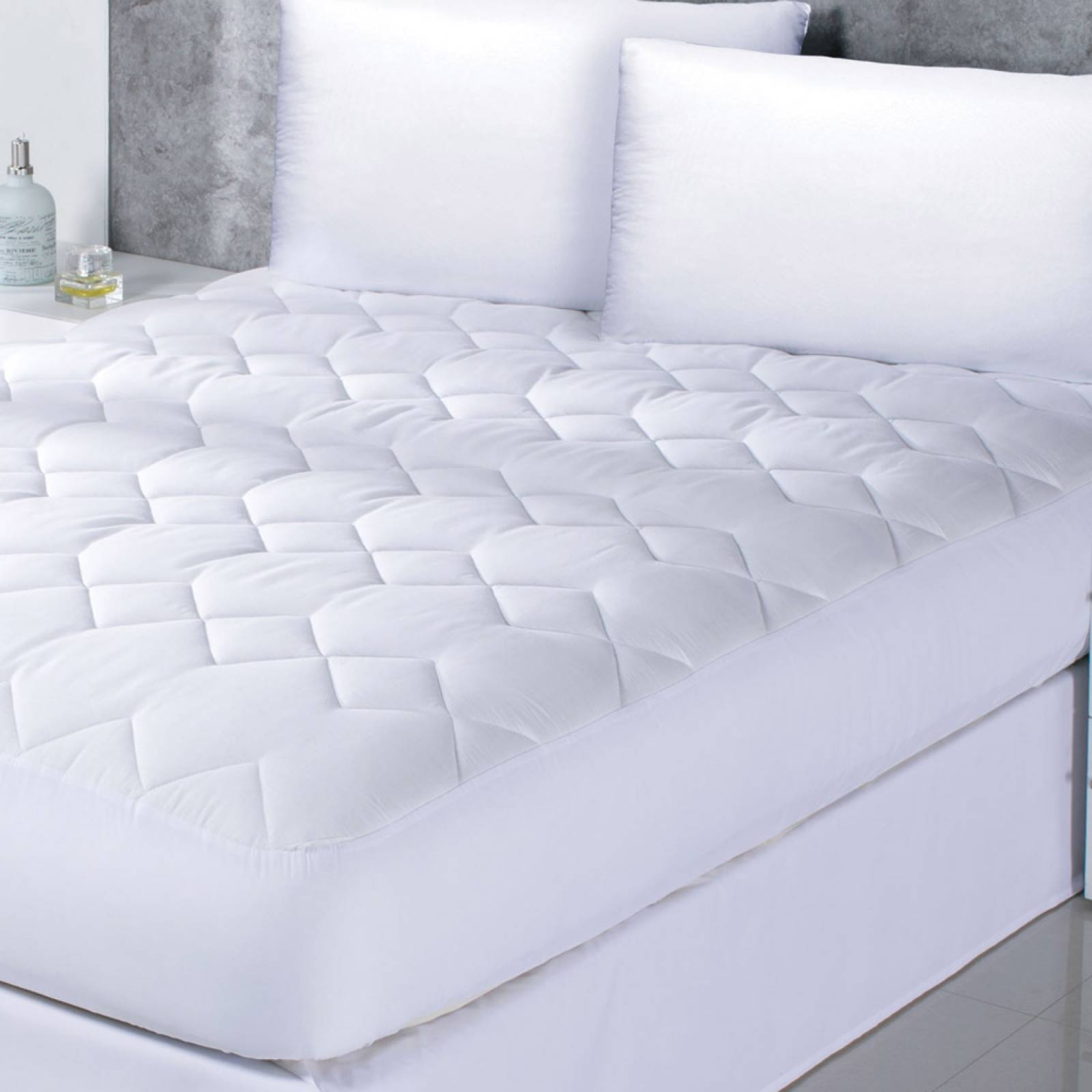 Protector Colchon ultrafresh Cama Individual Blanco Concord