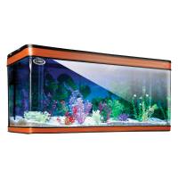 Kit Acuario Duralumin Luz Led 253Lt Pecera Tapa Filtro Lomas