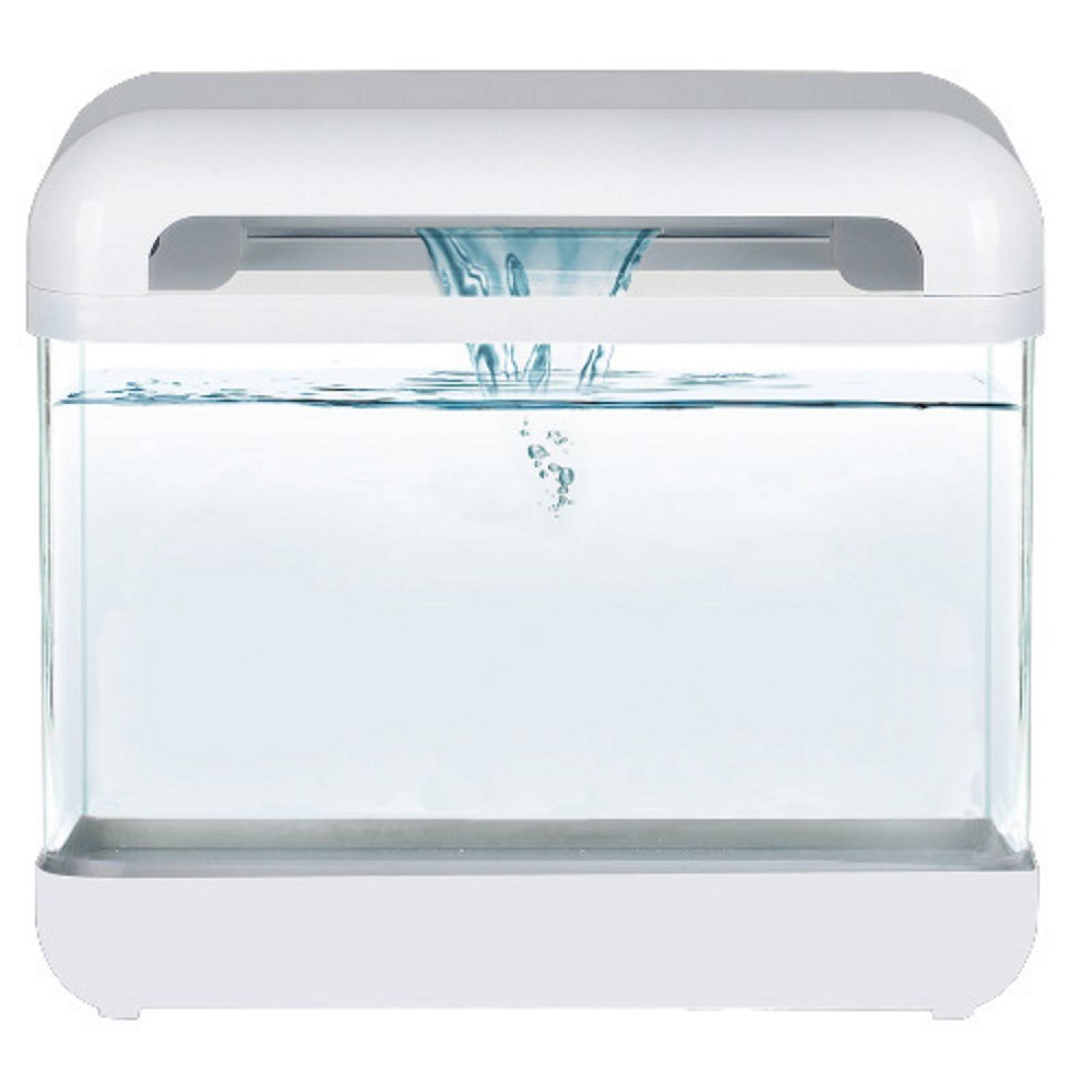 Acuario Nano Cascada 15 Lt Blanco Acuario Lomas Hagen