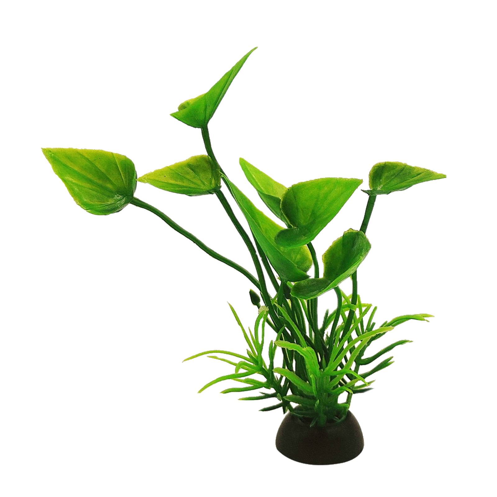 6 Plantas Plástico Acuario 7.5cm Surtidas Decoración Lomas