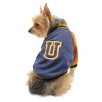 Chamarra Universitaria Perro Universidad Talla 8 Bordado Pet Pals