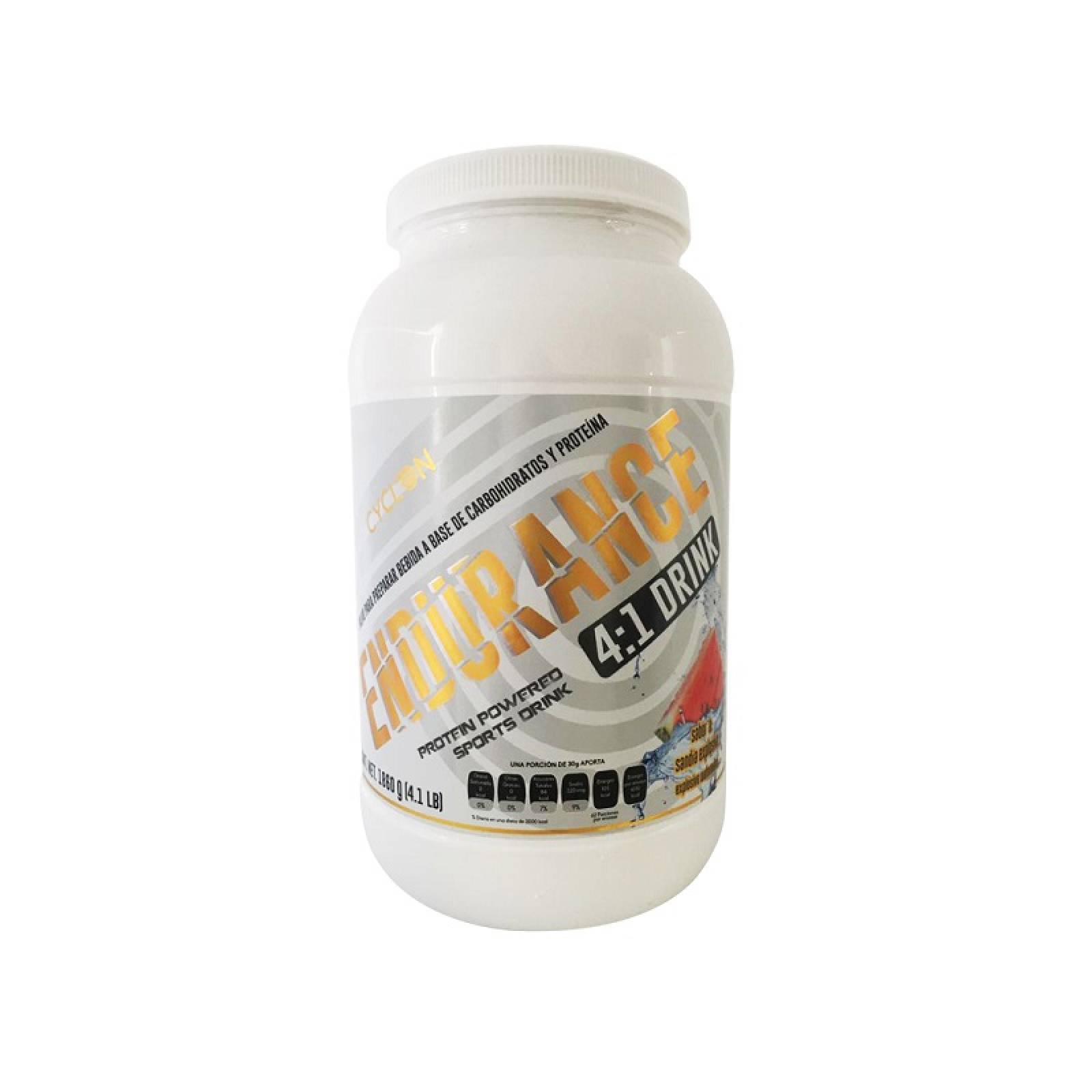 Polvo Bebida Carbohidratos Proteina 4:1 60 Servicios Sandía Cyclon