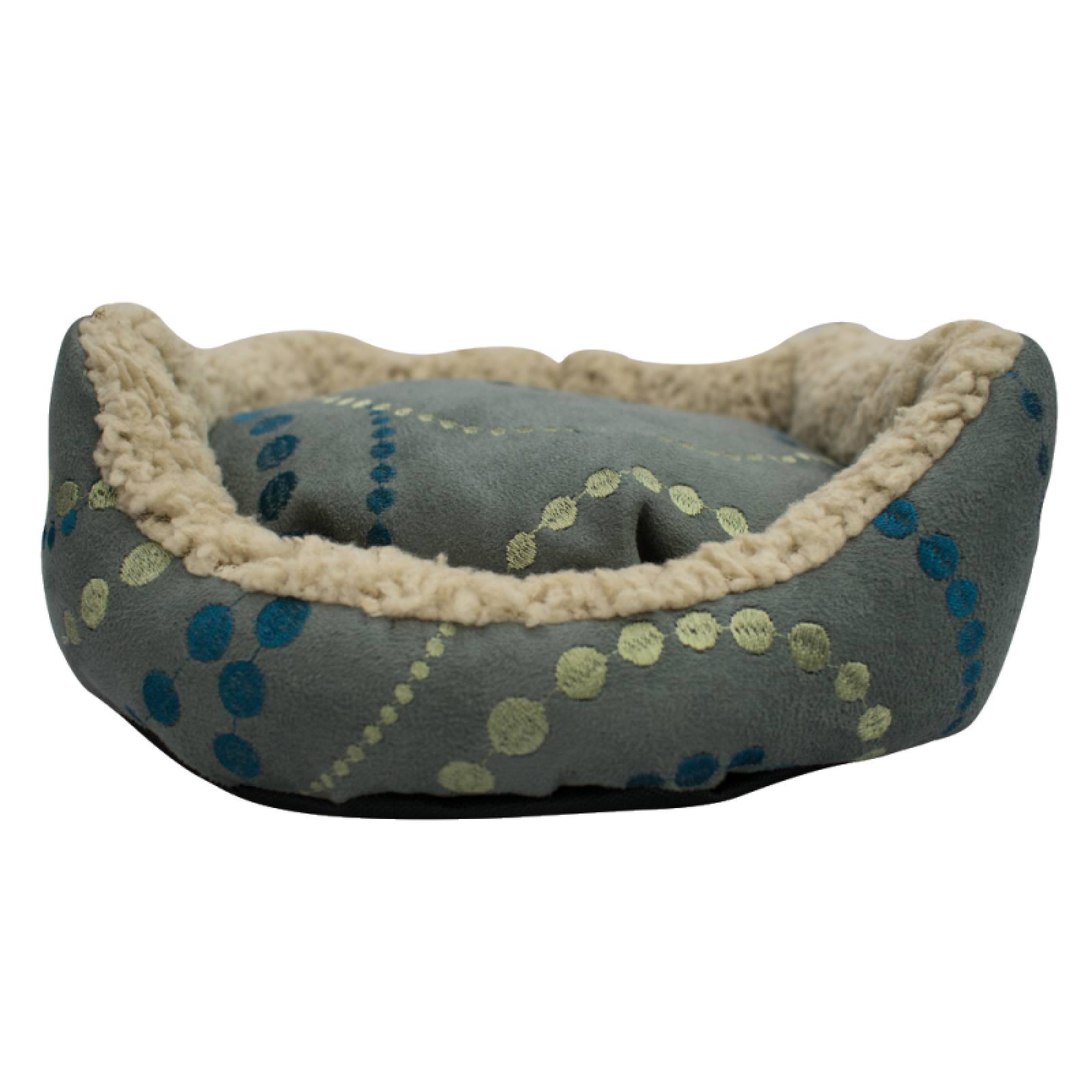 Cama PequeÃ±os MamÃ­feros HÃ¡mster Lana Bordado Gris Fancy Pets