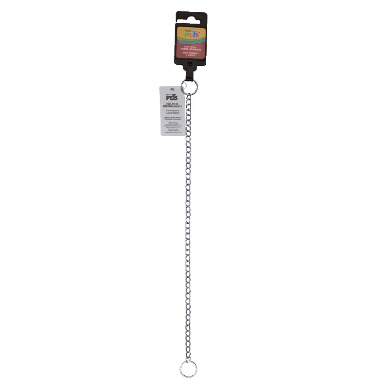Collar Entrenamiento Acero Cromado 40Cm 2Mm Fancy Pets