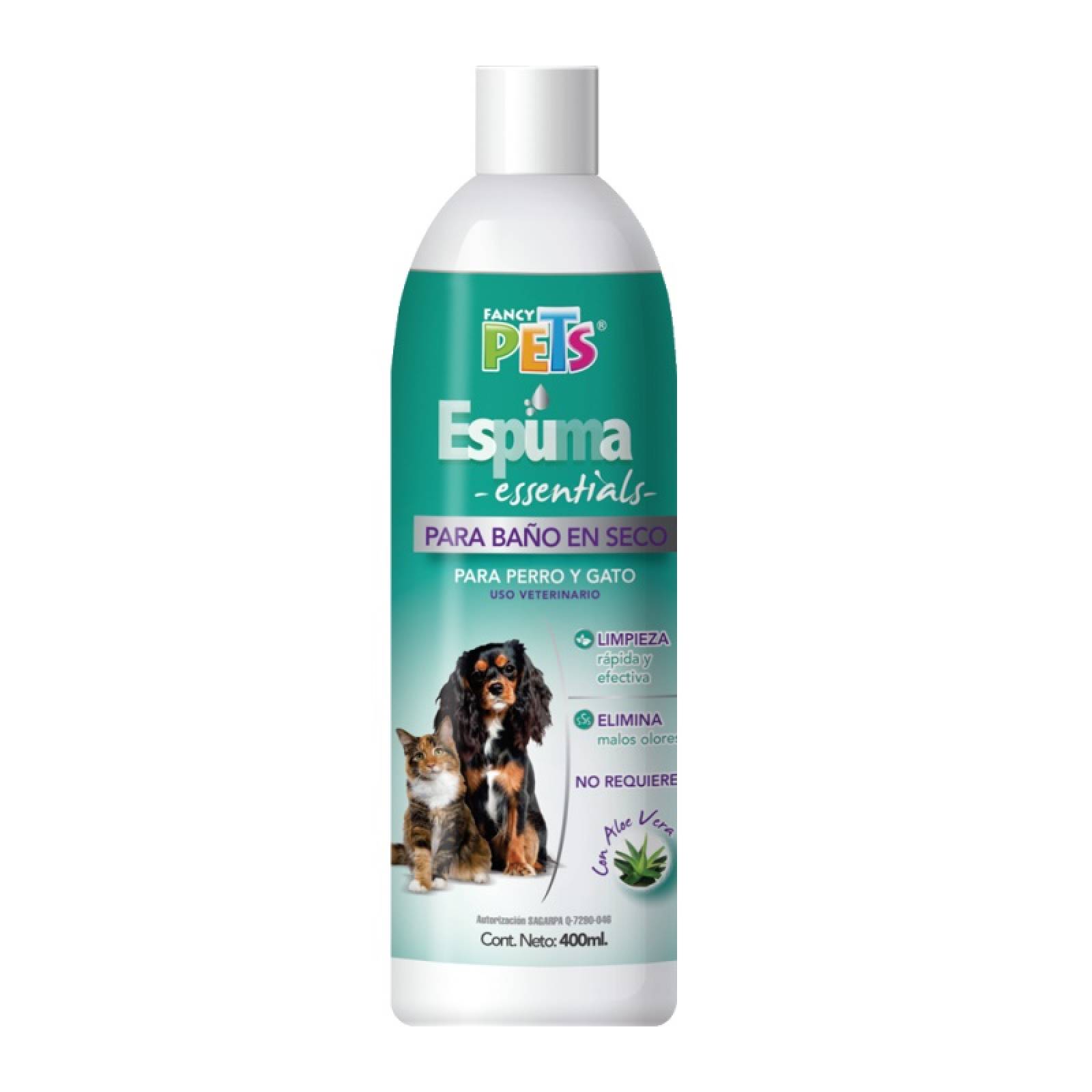 Espuma BaÃ±o Seco 300gr Essentials Perro Gato Fancy Pets