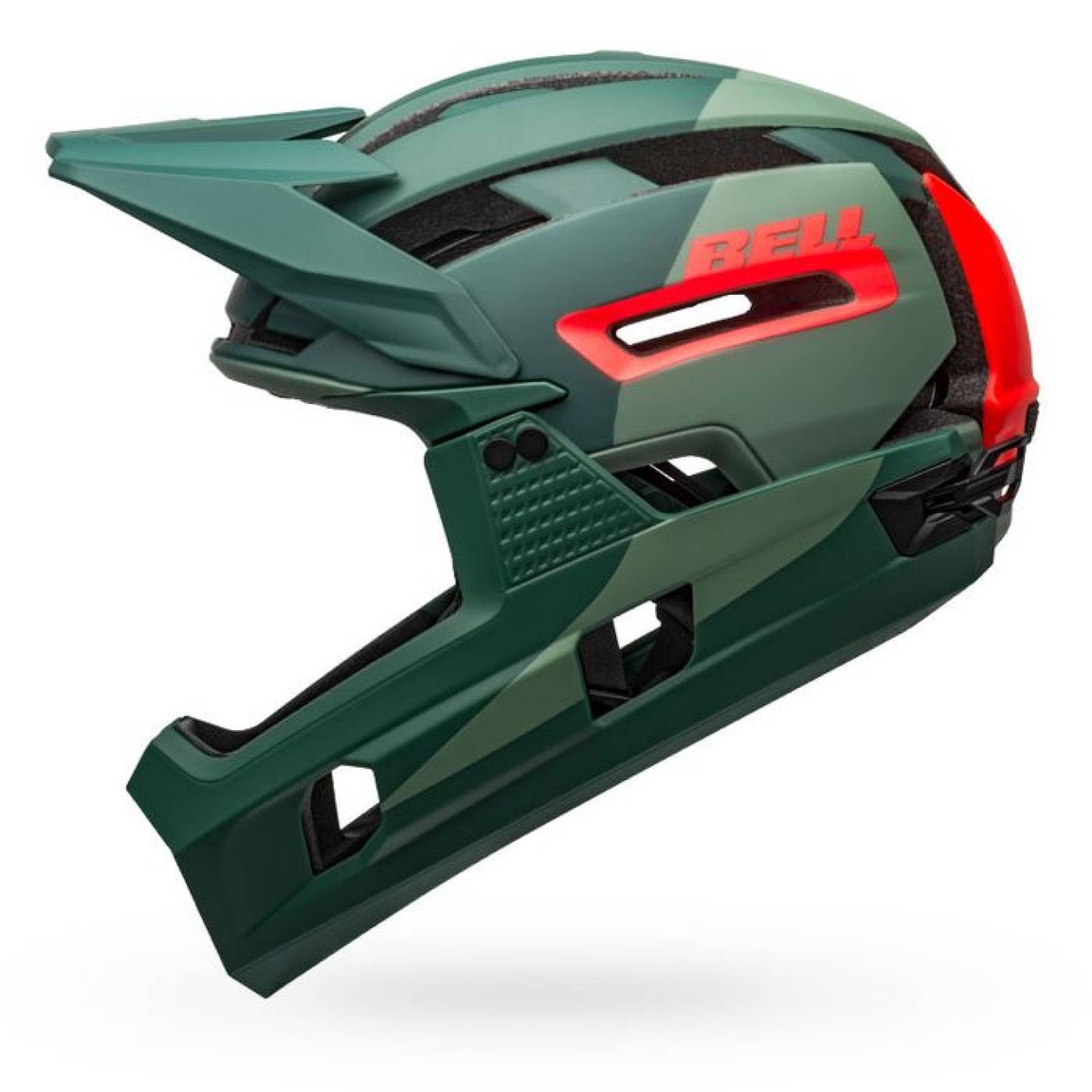 Casco BELL SUPER AIR R MIPS Verde/Infrarojo Ciclismo Grande 58-62cm