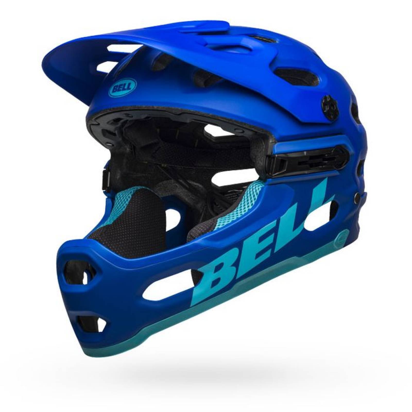 Casco BELL Enduro SUPER 3R MIPS Azul Bicicleta Ciclismo Mediano 55-59cm