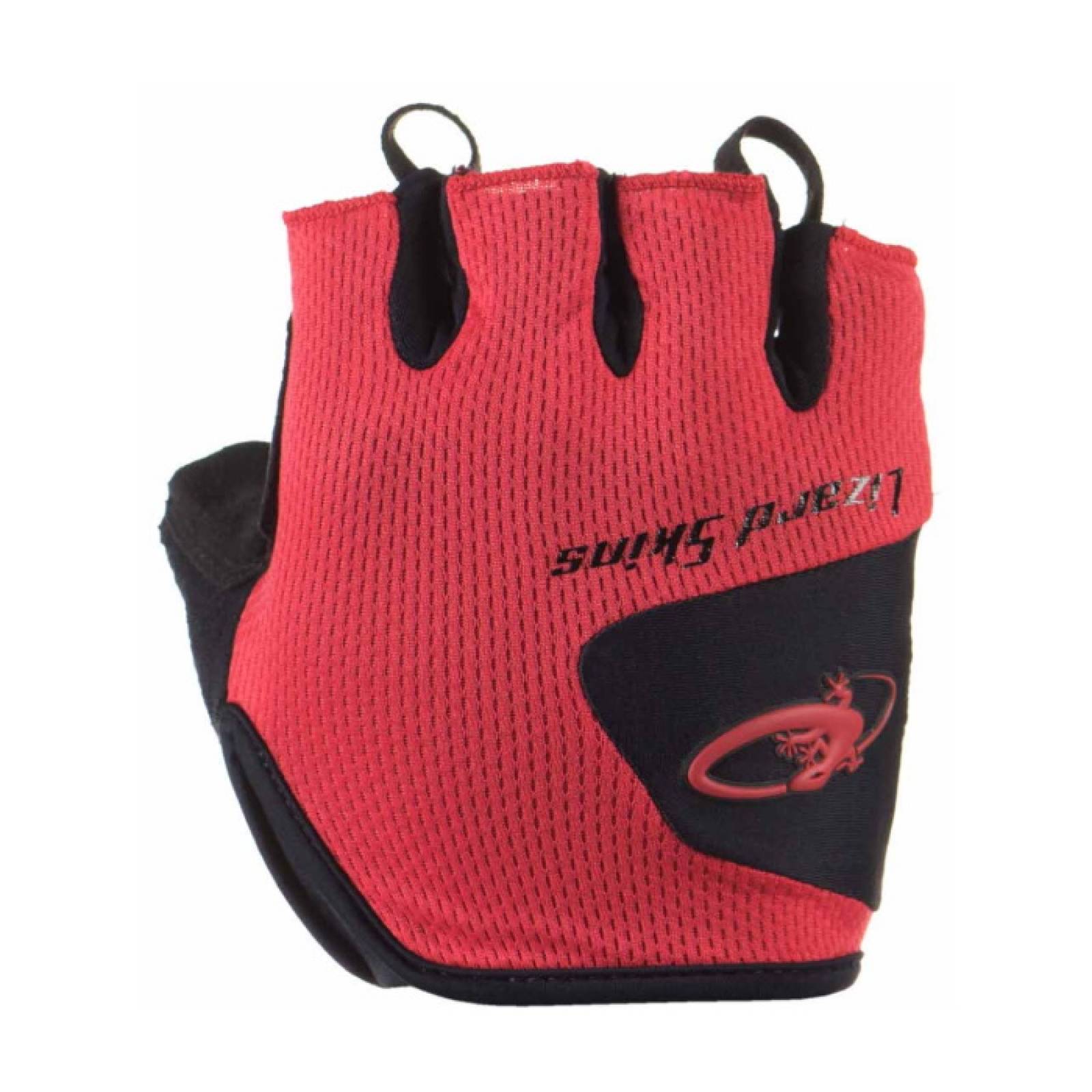 Guantes Lizard Skins Aramus Ruta Cortos Negro Rojo Ciclismo Grande