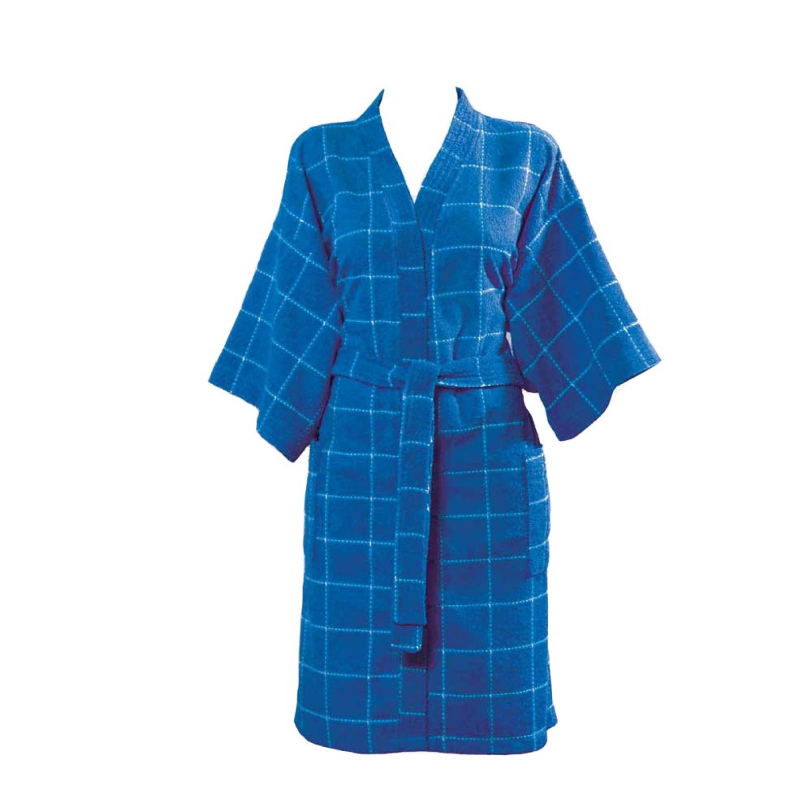 Bata Bano Imperio Azul Rey Estandar Unitalla Algodon Concord