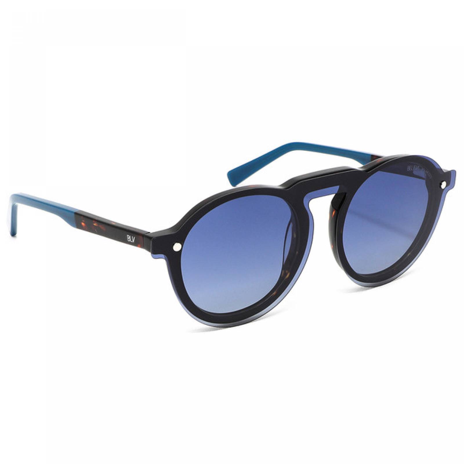 Lentes Oftalmicos BLV Hombre Armazon Redondo Acetato Havana