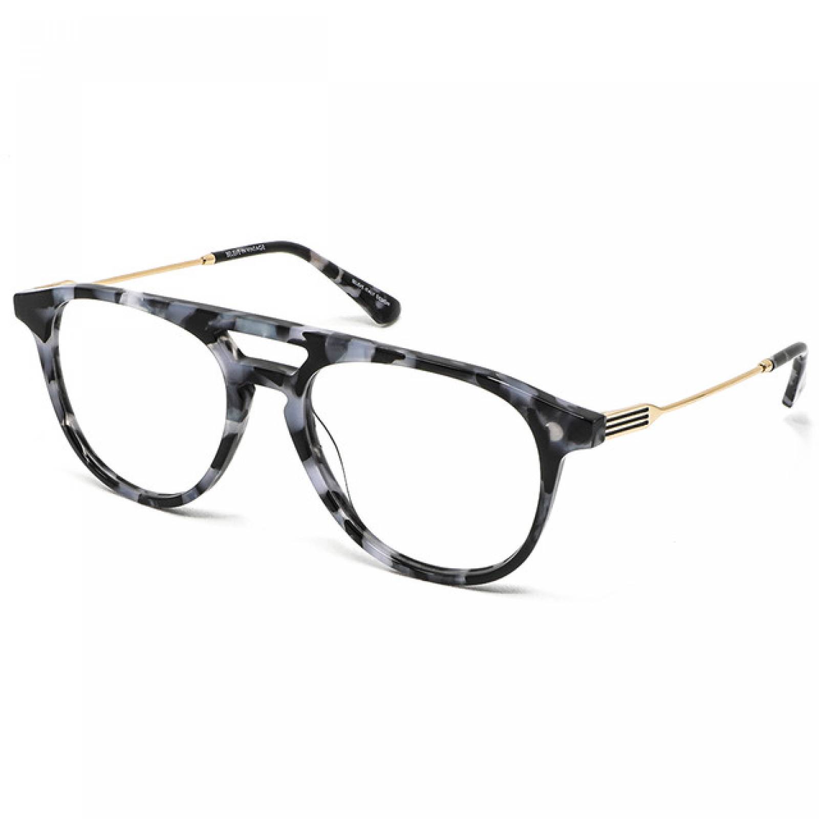 Lentes Oftalmicos BLV Hombre Armazon Piloto Acetato Gris