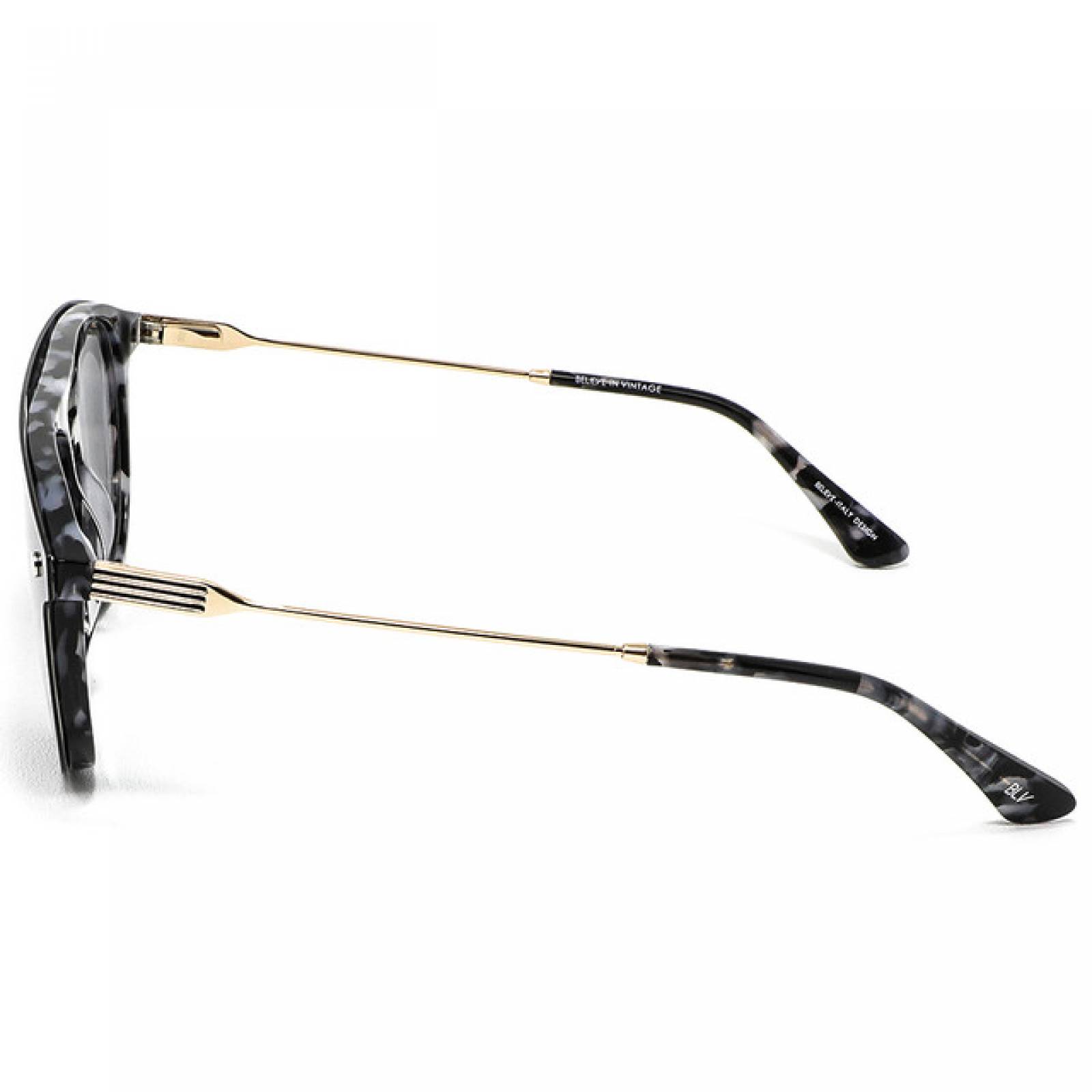 Lentes Oftalmicos BLV Hombre Armazon Piloto Acetato Gris