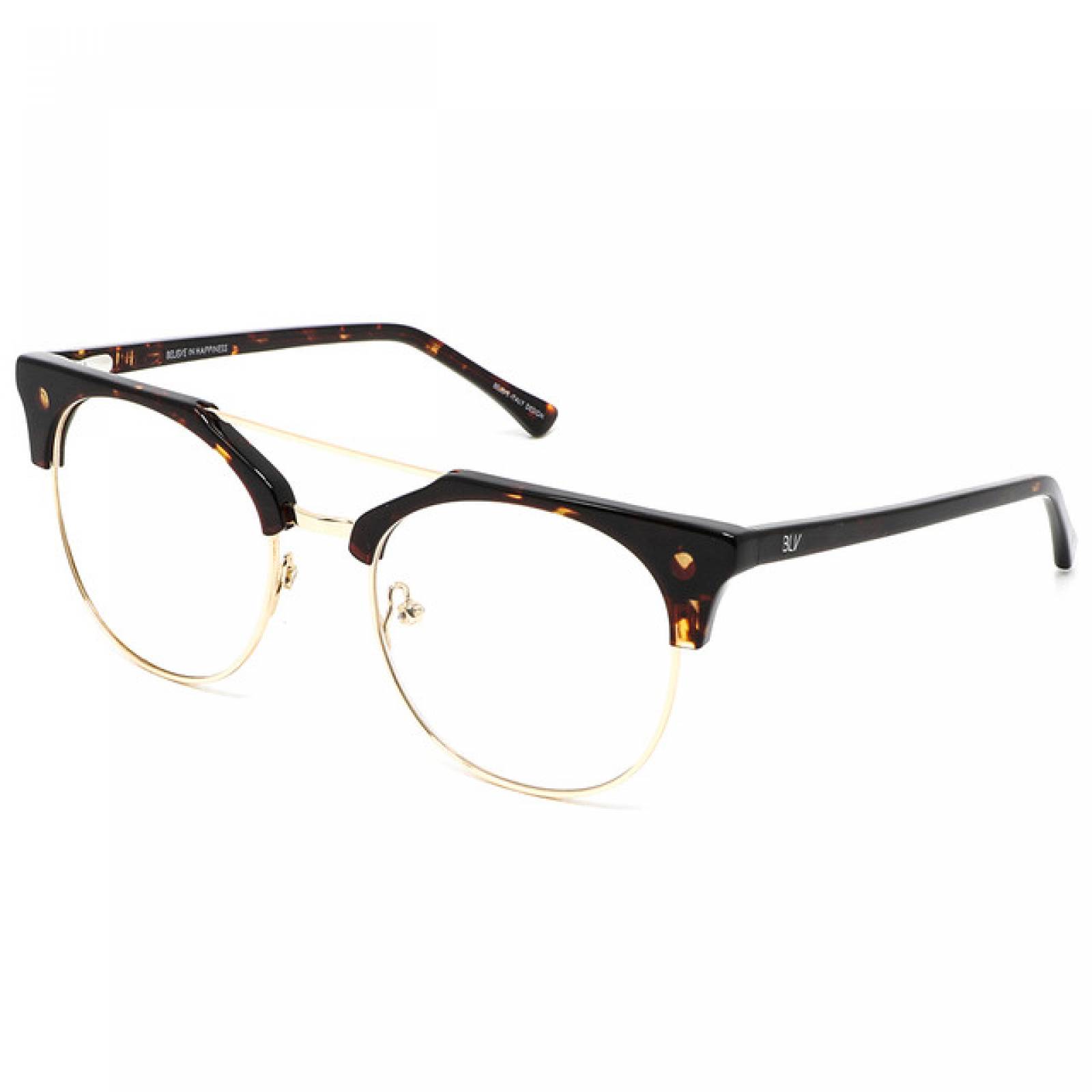 Lentes Oftalmicos BLV Hombre Armazon Cat-eye Acetato Havana