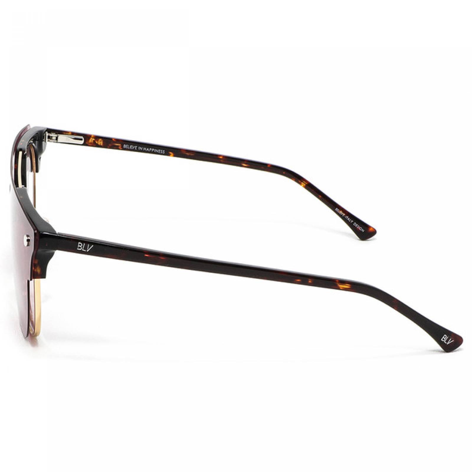 Lentes Oftalmicos BLV Hombre Armazon Cat-eye Acetato Havana
