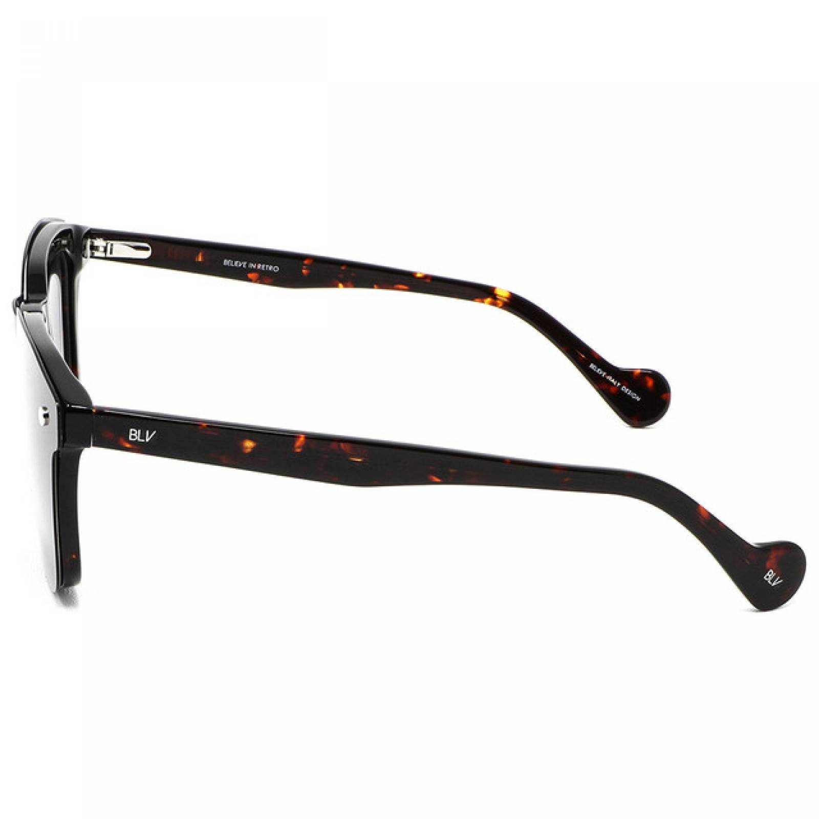 Lentes Oftalmicos BLV Hombre Armazon Cuadrado Havana Clip