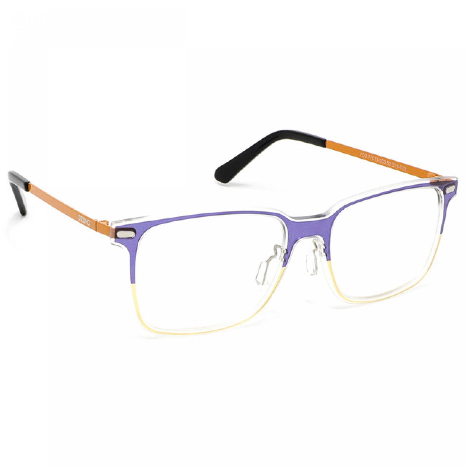Lentes Oftalmicos Capa De Ozono Hombre Armazon Azul Amarillo