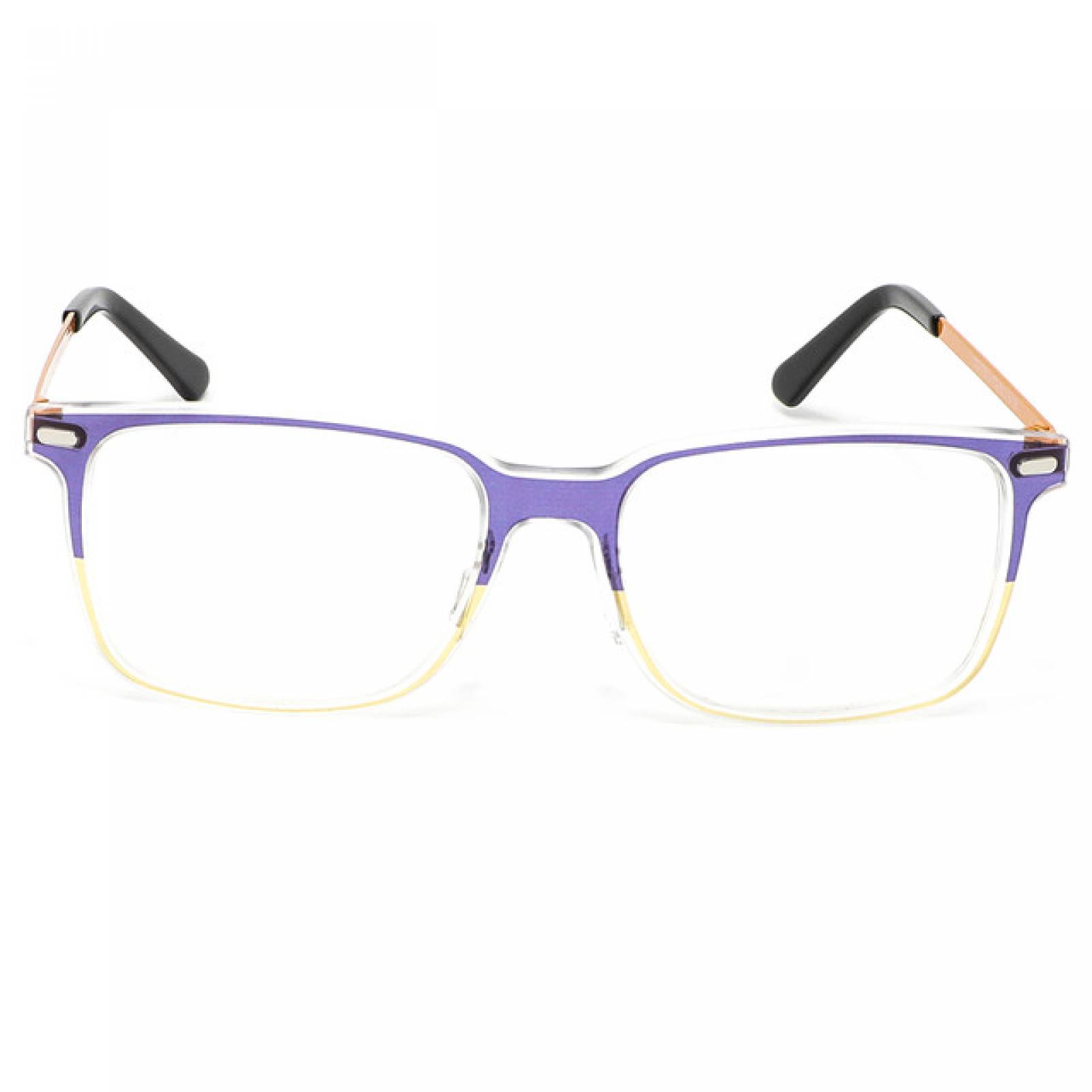 Lentes Oftalmicos Capa De Ozono Hombre Armazon Azul Amarillo