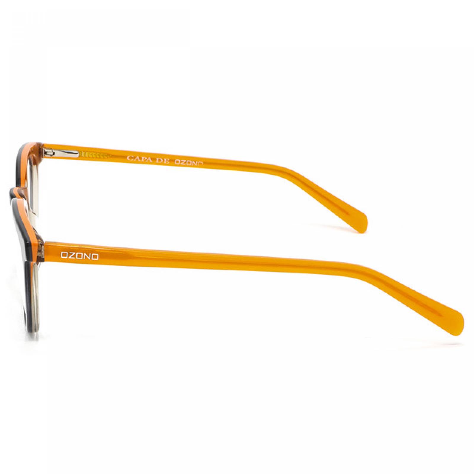 Lentes Oftalmicos Capa De Ozono Dama Armazon Acetato Cafe