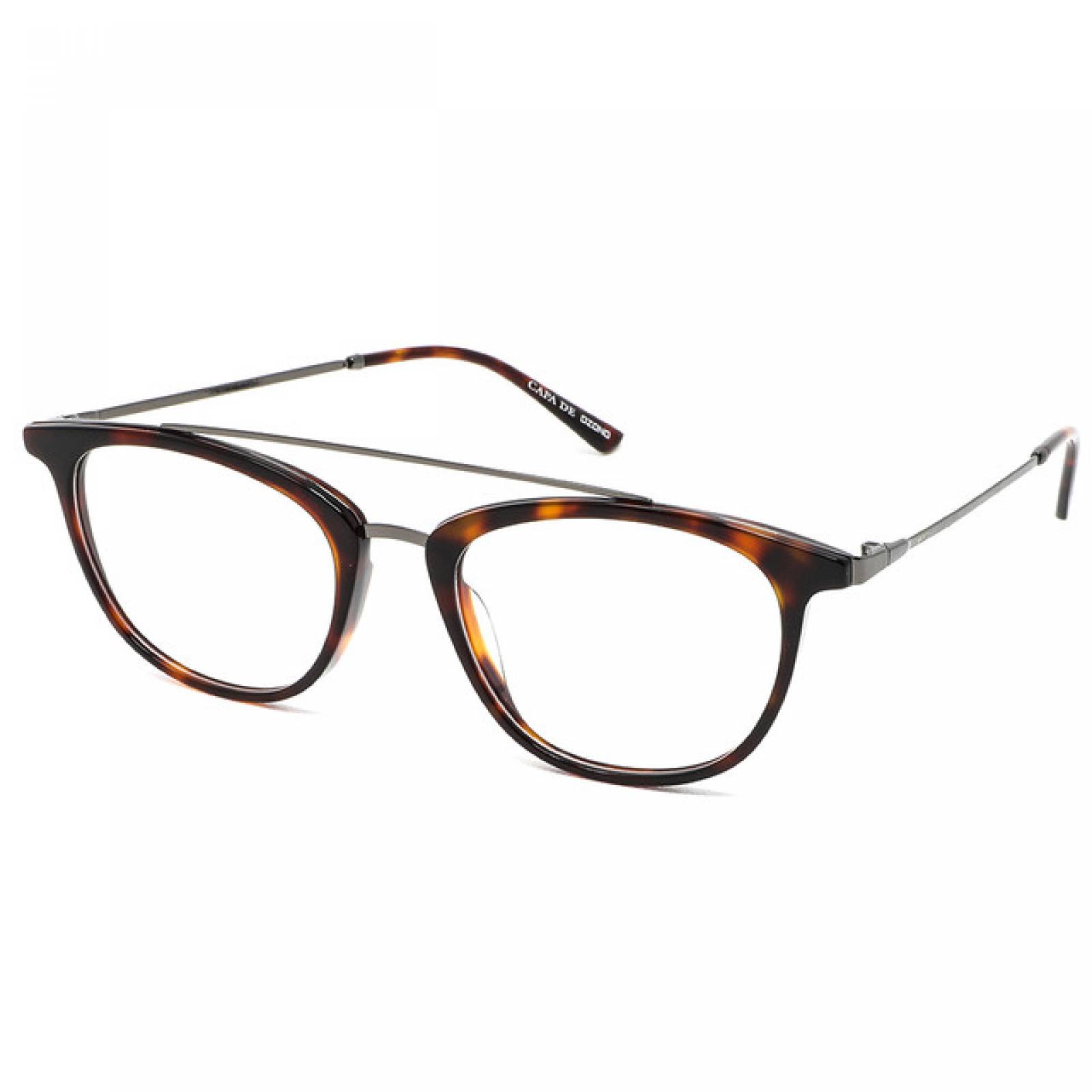 Lentes Oftalmicos Capa De Ozono Unisex Armazon Acetato Carey