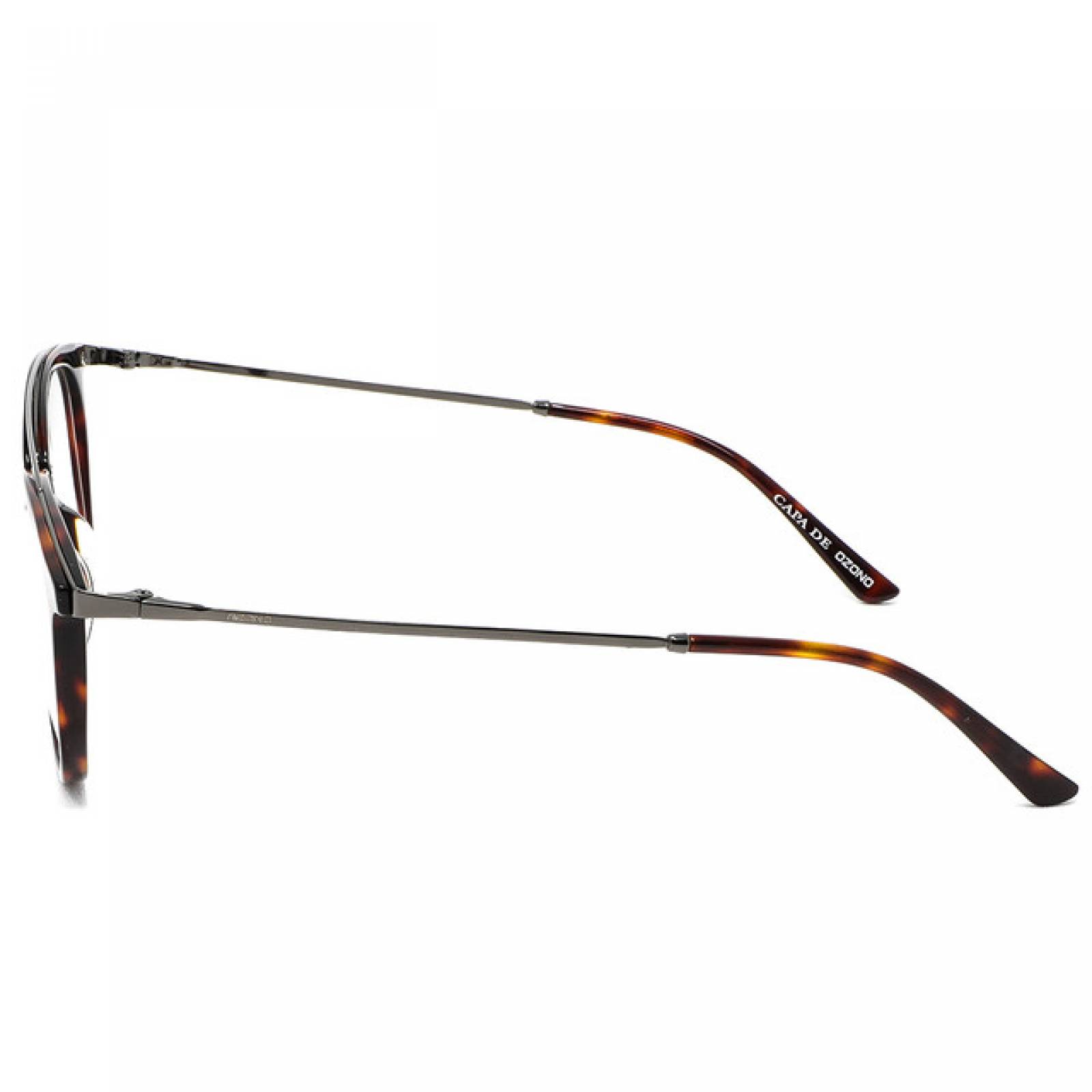 Lentes Oftalmicos Capa De Ozono Unisex Armazon Acetato Carey