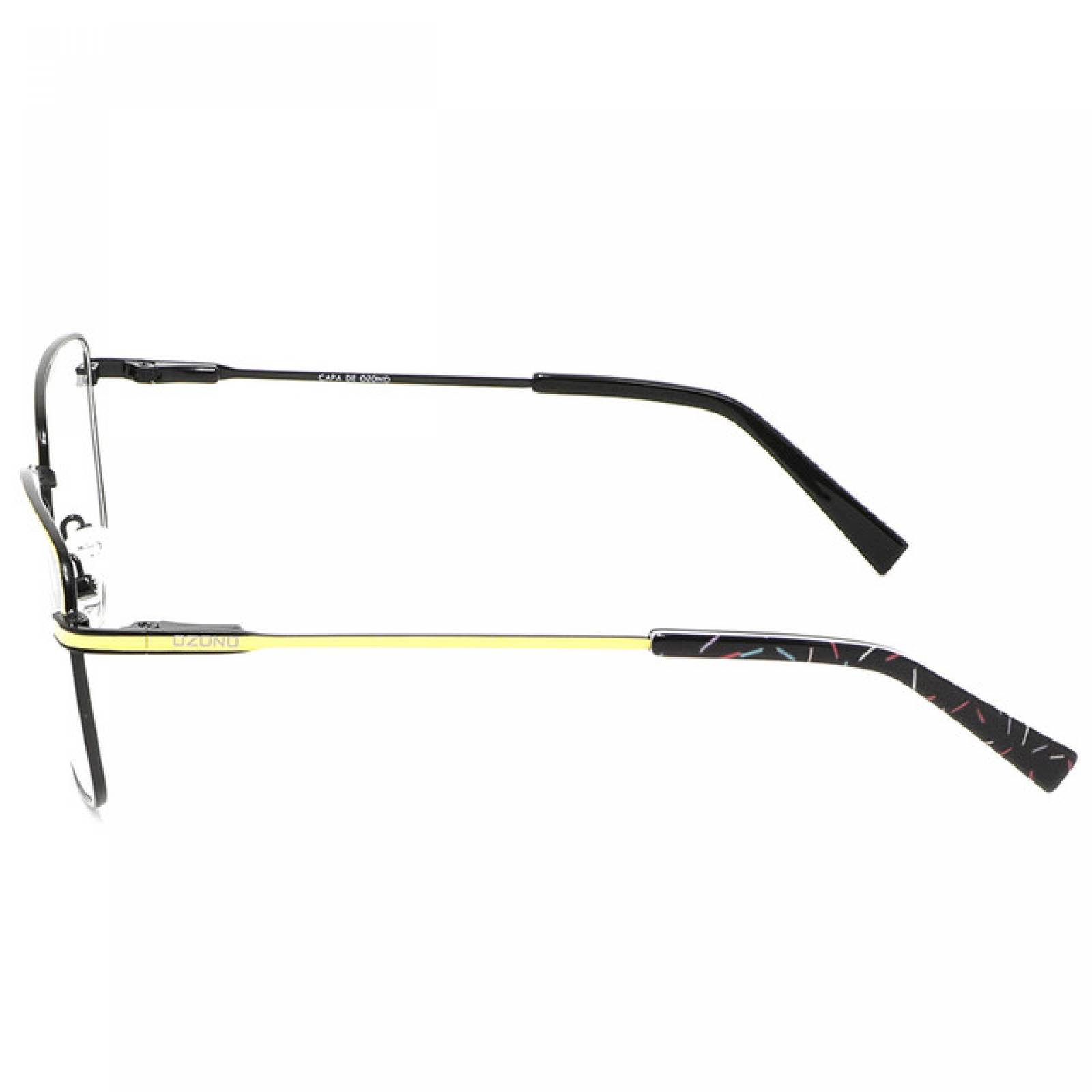Lentes Oftalmico Capa De Ozono Hombre Armazon Negro Amarillo