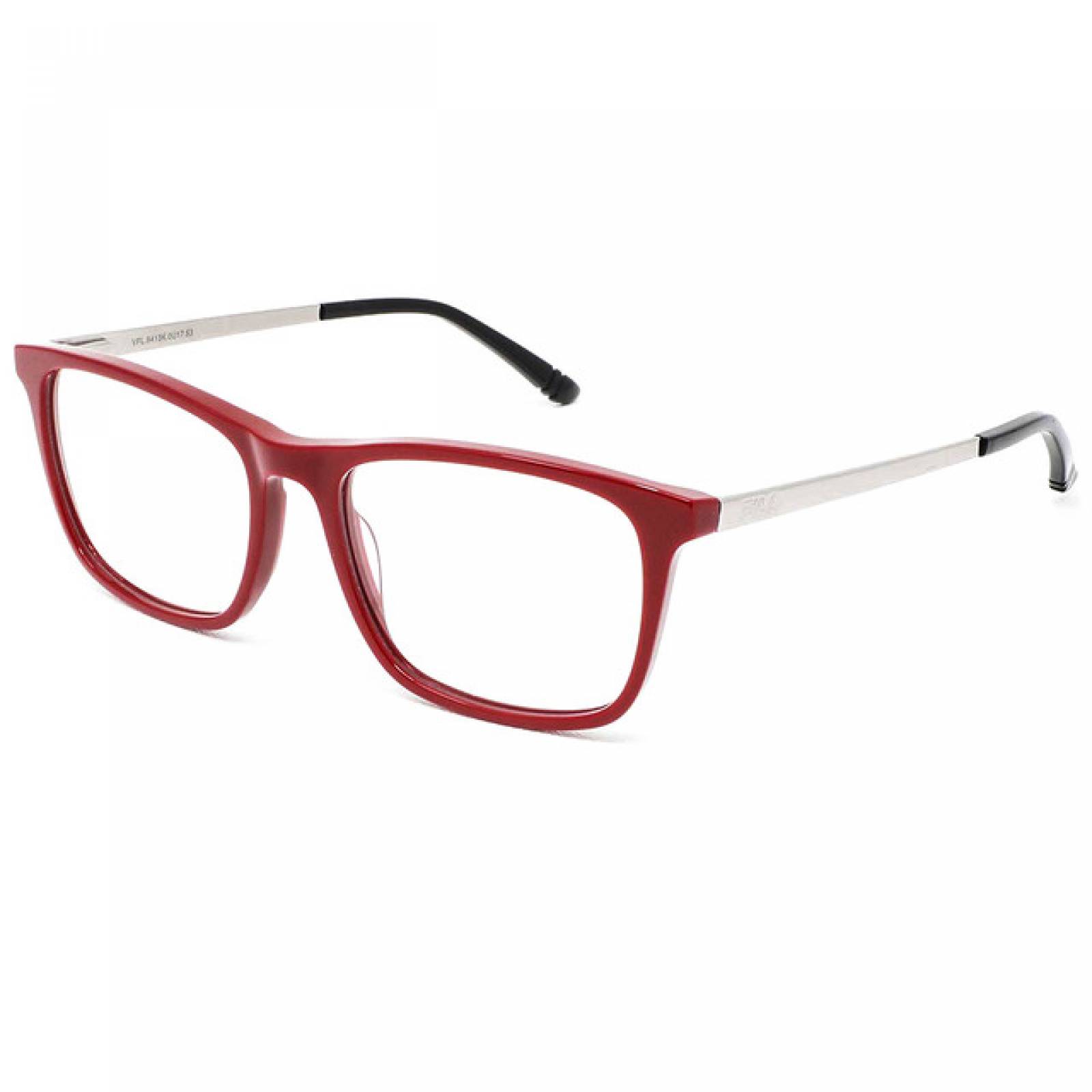 Lentes Oftalmicos Fila Unisex Armazon Cuadrado Acetato Rojo