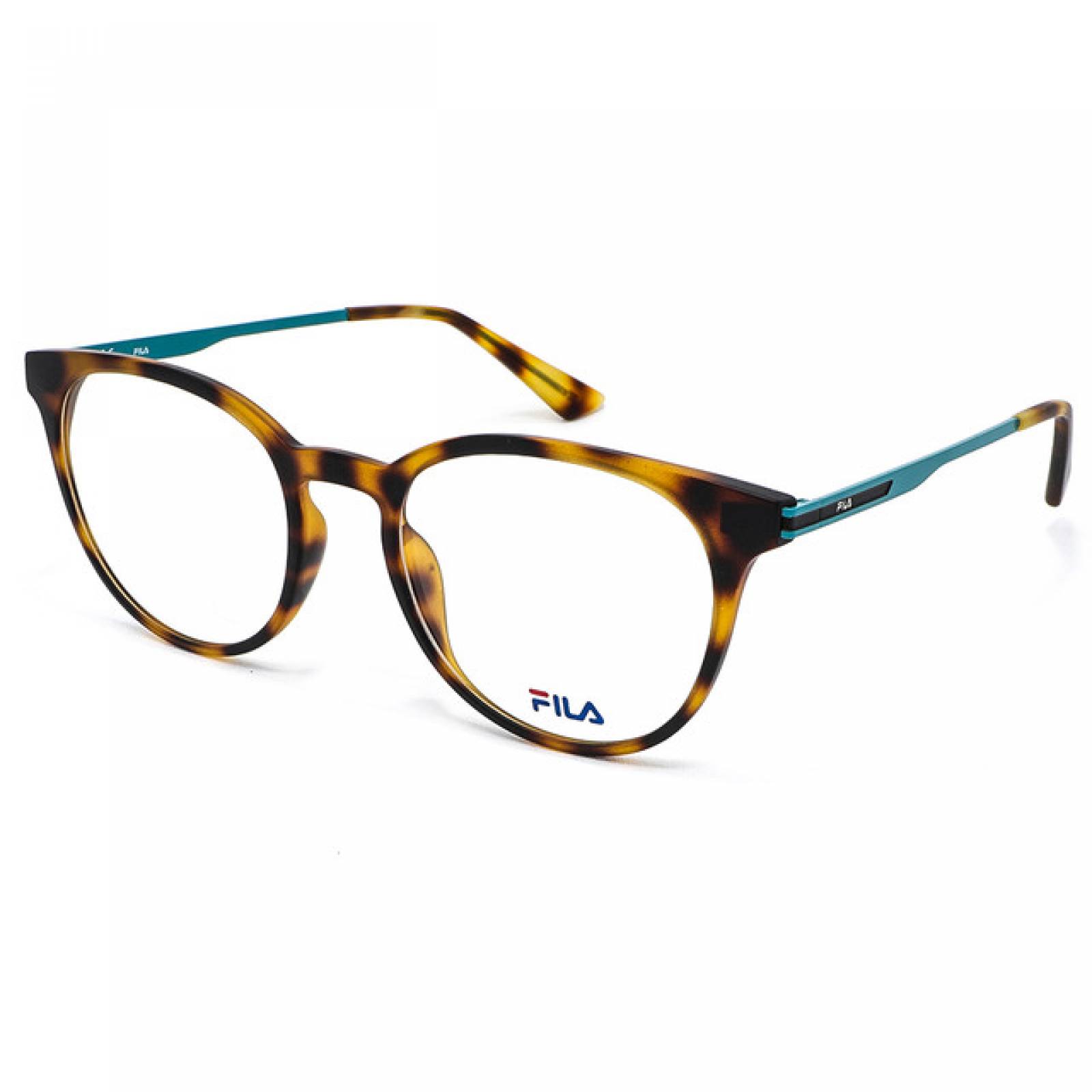 Lentes Oftalmicos Fila Hombre Armazon Redondo TR90 Havana
