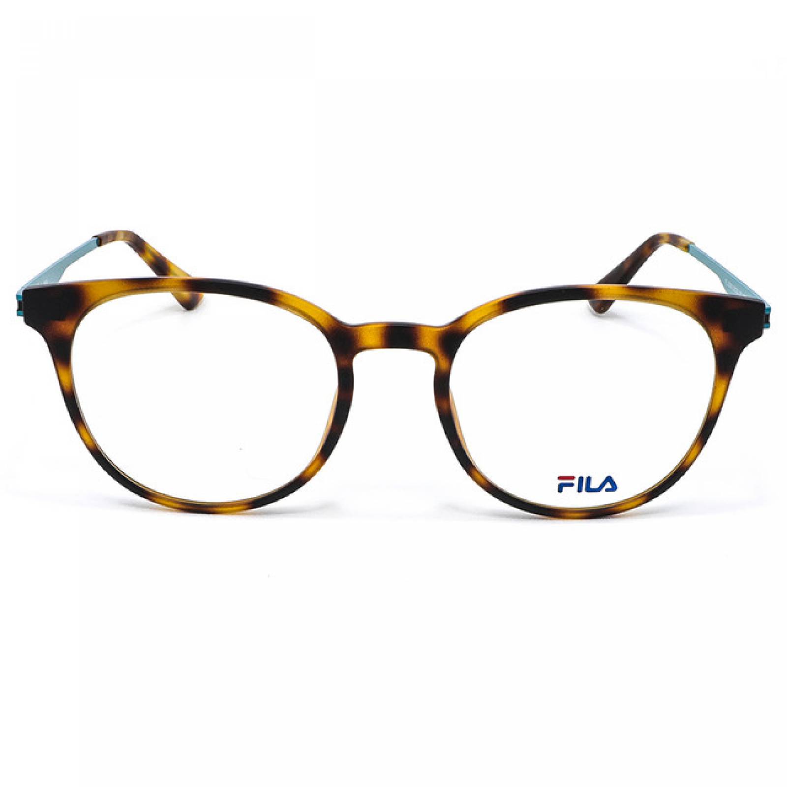 Lentes Oftalmicos Fila Hombre Armazon Redondo TR90 Havana