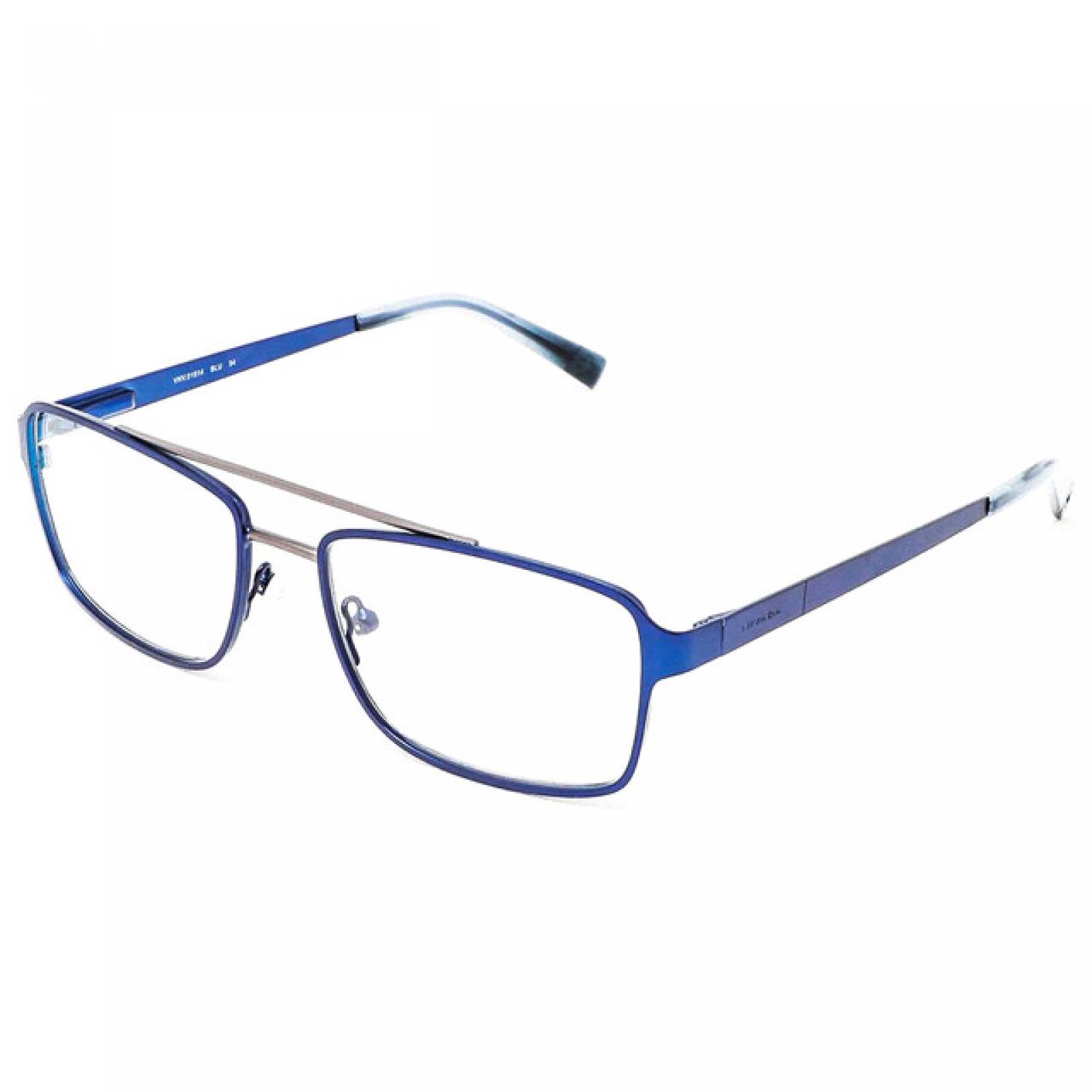 Lentes Oftalmicos Nivada Hombre Armazon Metal Azul Juvenil