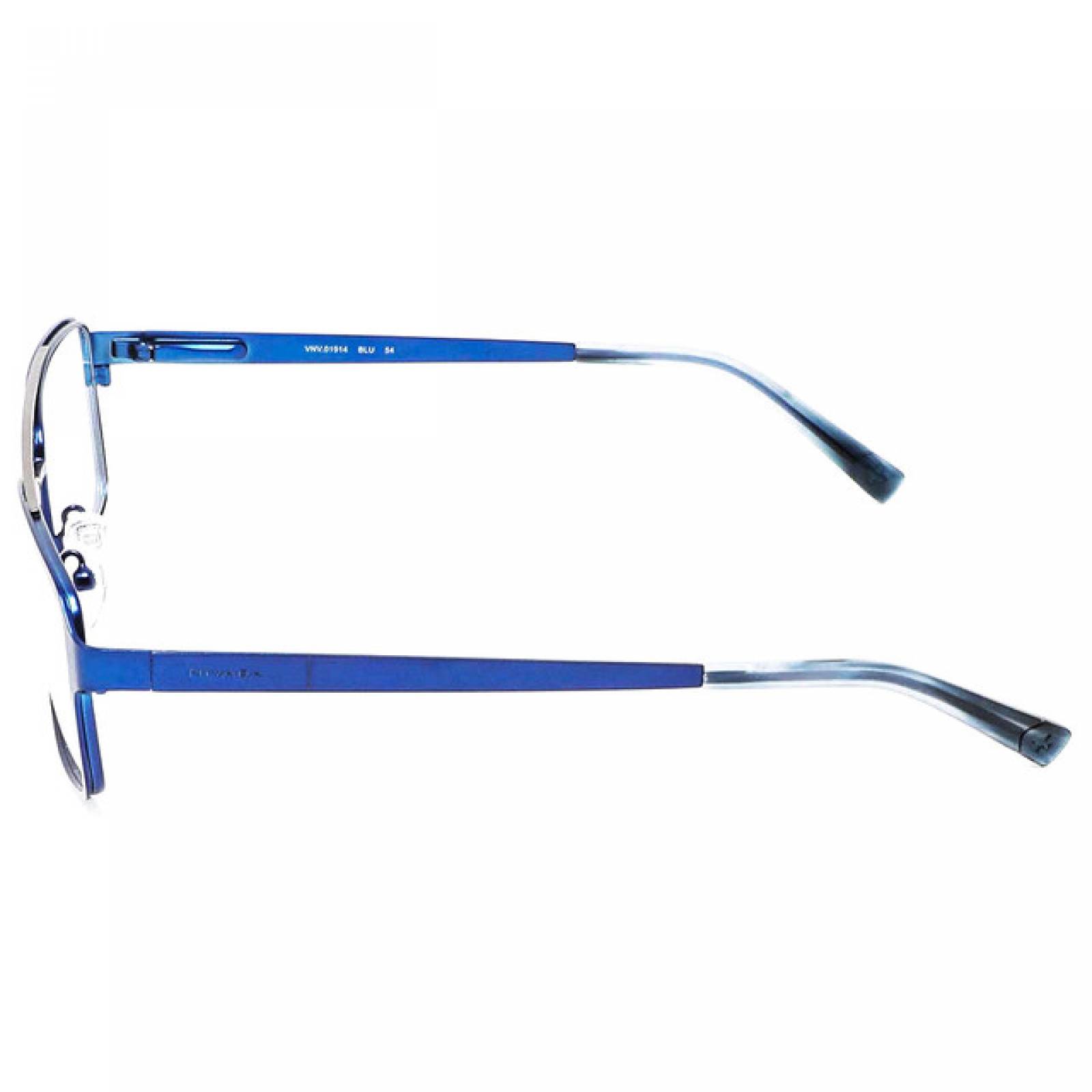Lentes Oftalmicos Nivada Hombre Armazon Metal Azul Juvenil