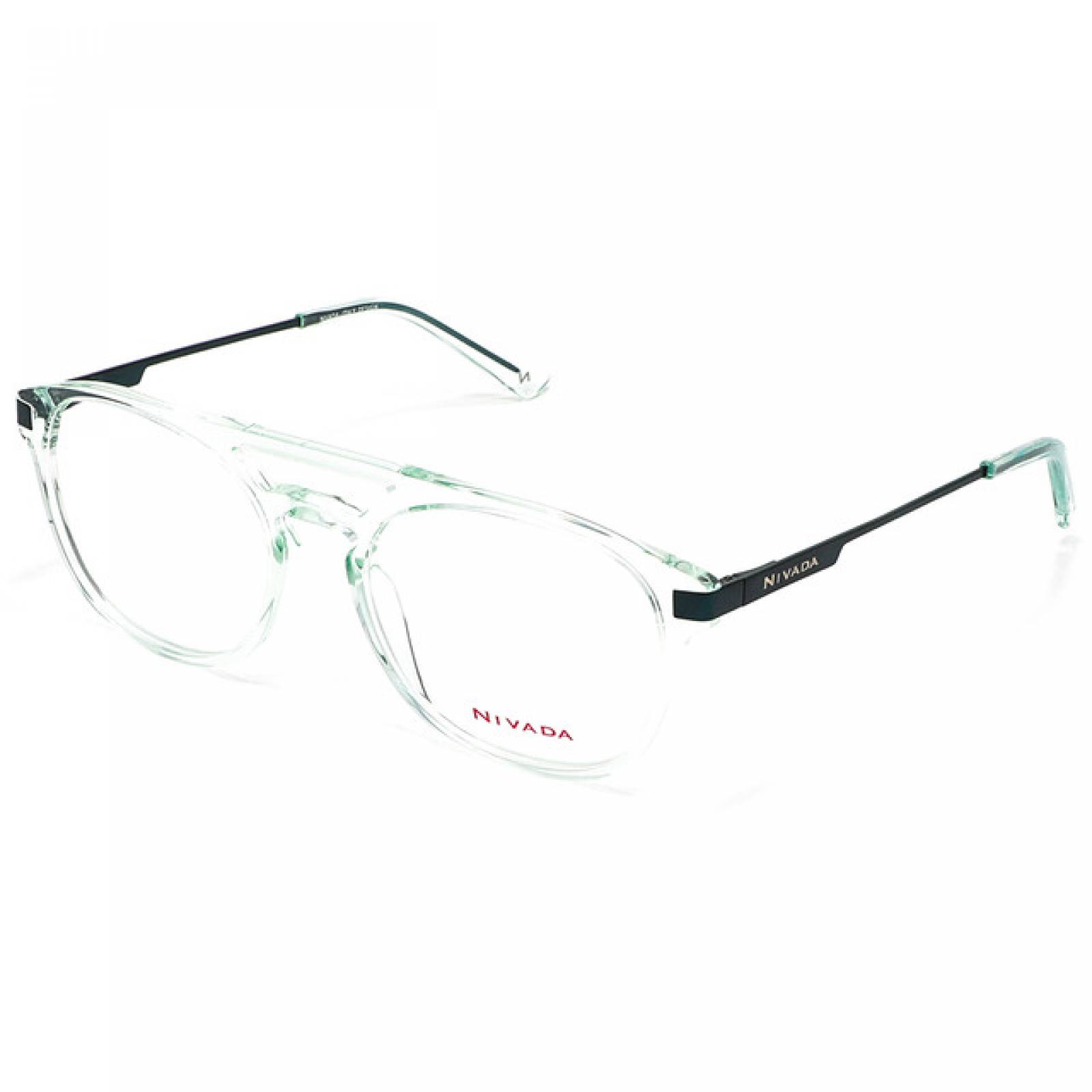 Lentes Oftalmicos Nivada Hombre Armazon Transparente Verde