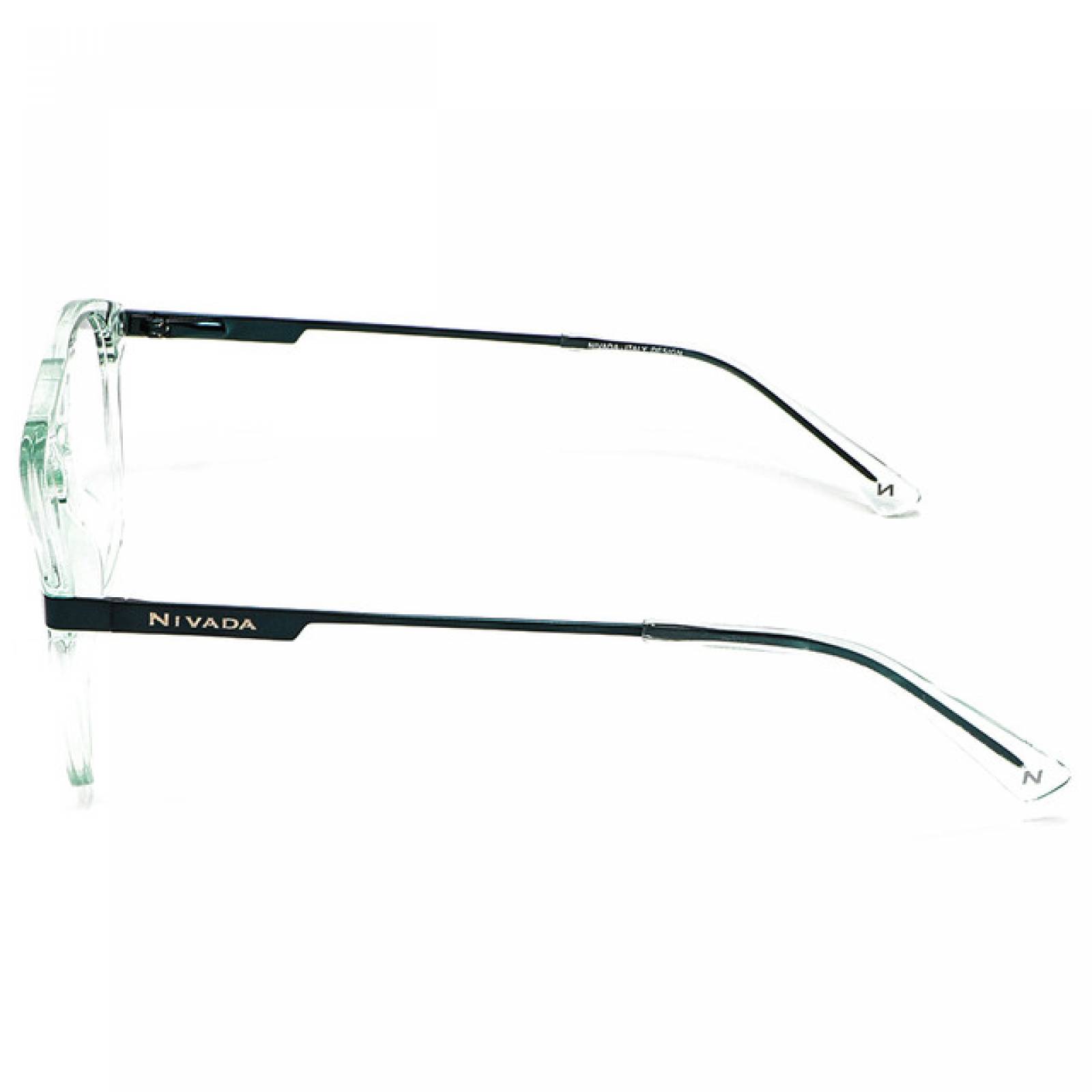 Lentes Oftalmicos Nivada Hombre Armazon Transparente Verde