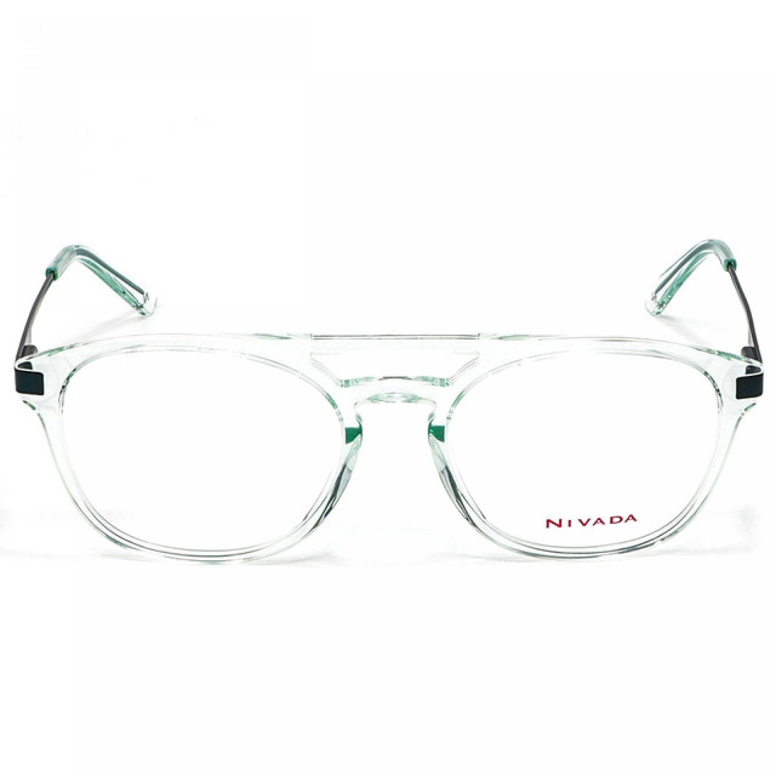 Lentes Oftalmicos Nivada Hombre Armazon Transparente Verde