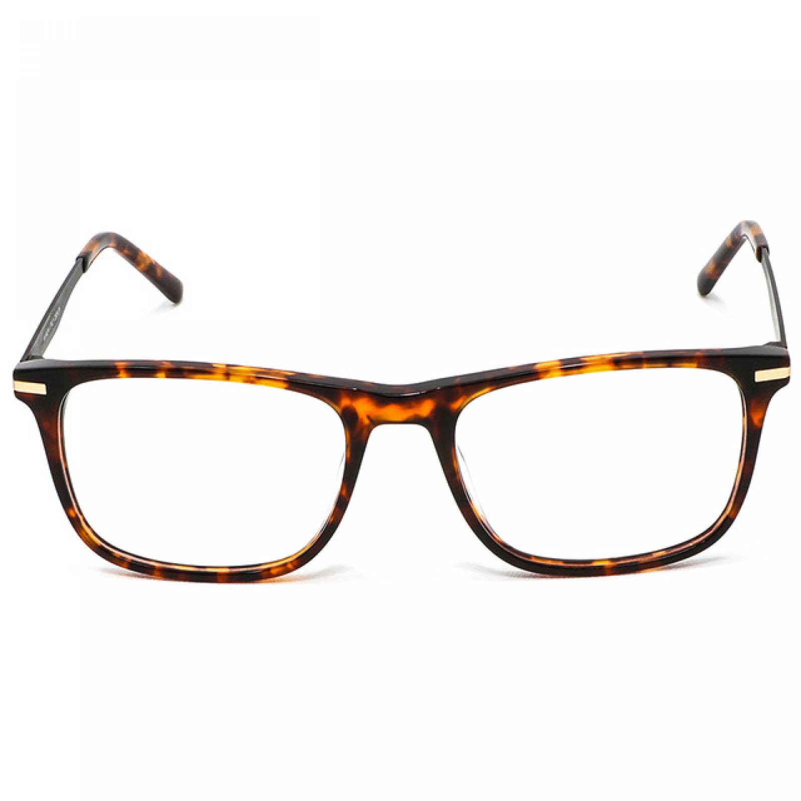 Lentes Oftalmicos Nivada Hombre Armazon Havana Rectangular