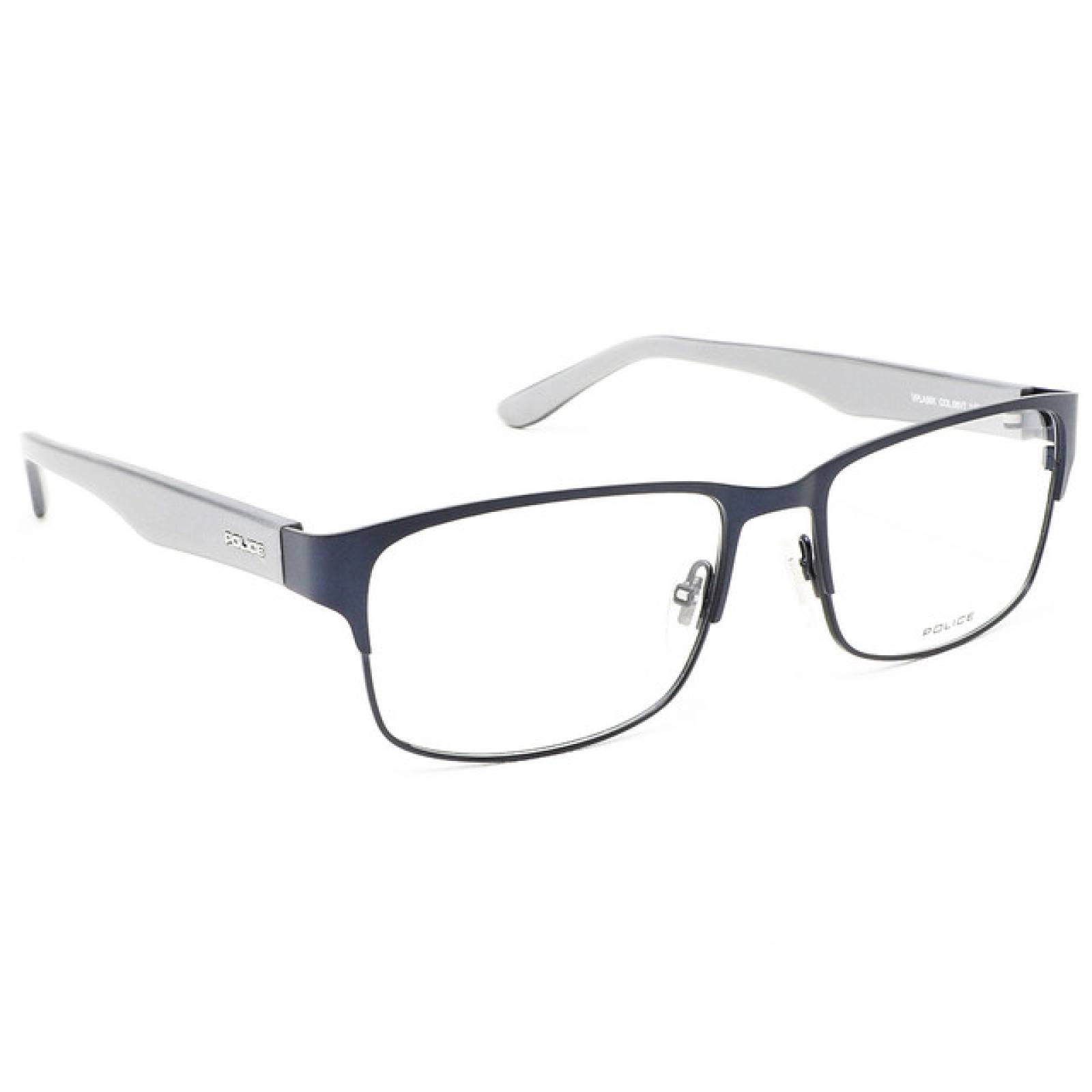 Lentes Oftalmicos Police Hombre Armazon Metal Azul Marino