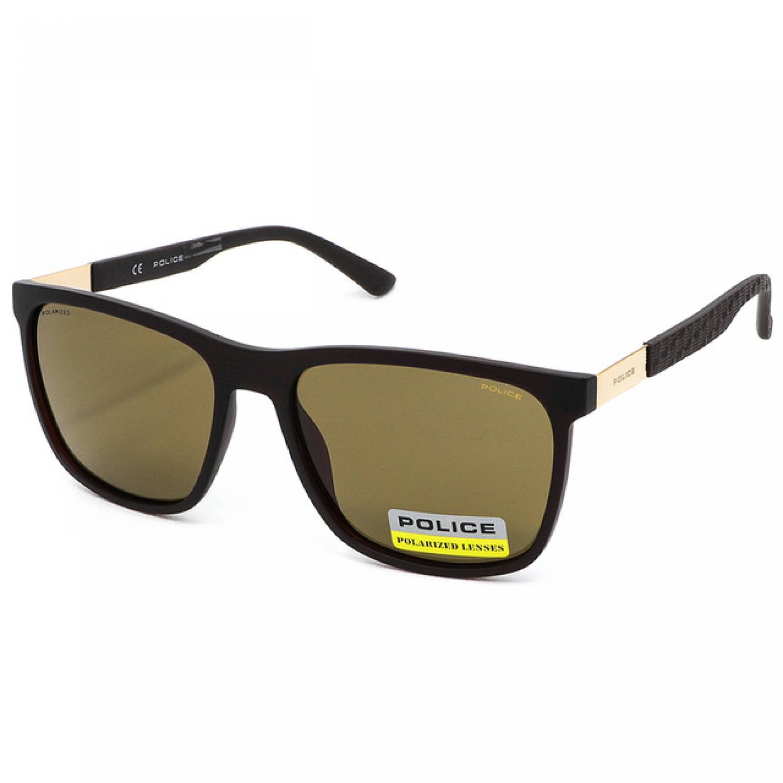 Lentes Sol Police Hombre Armazon Pantos Cafe Polarizados