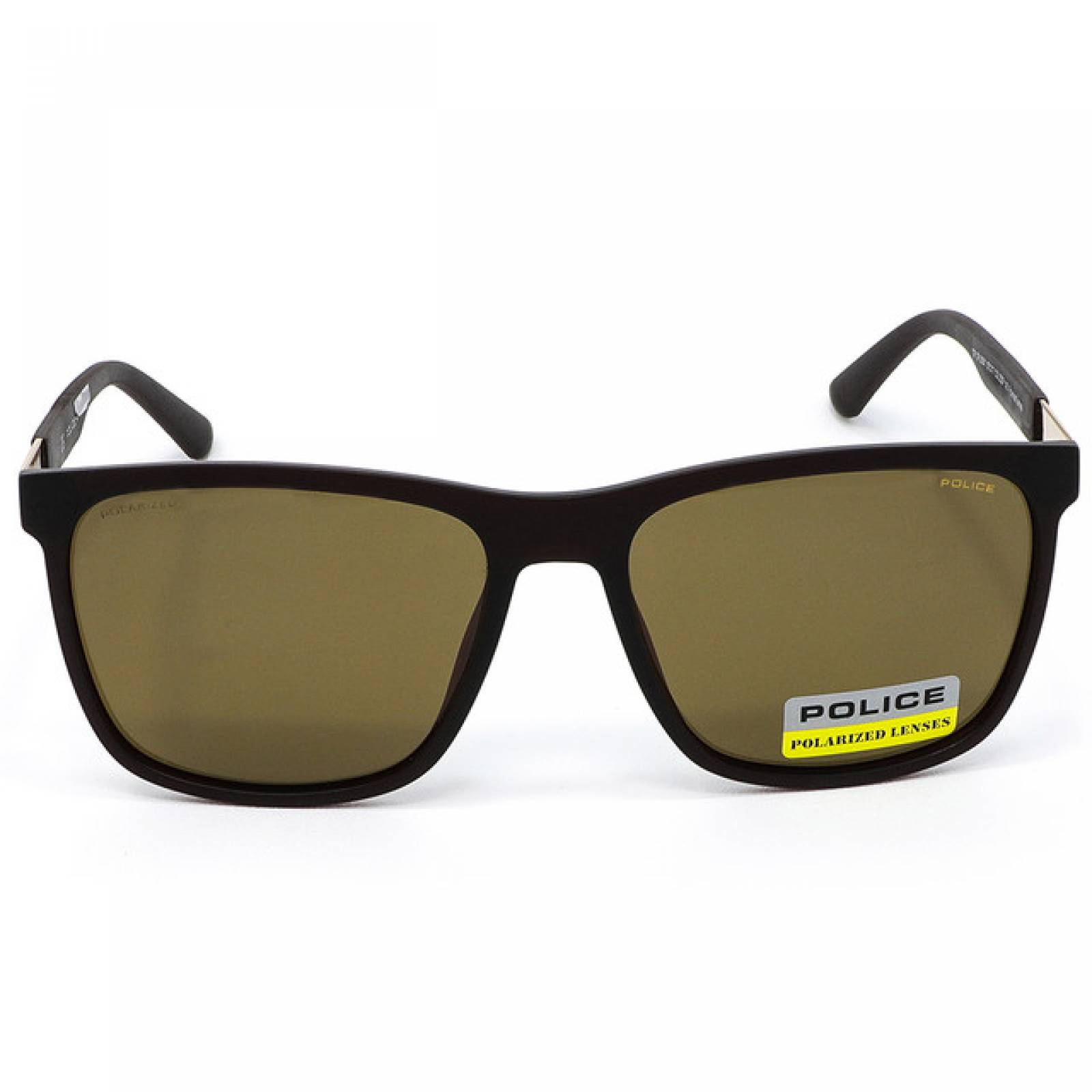 Lentes Sol Police Hombre Armazon Pantos Cafe Polarizados