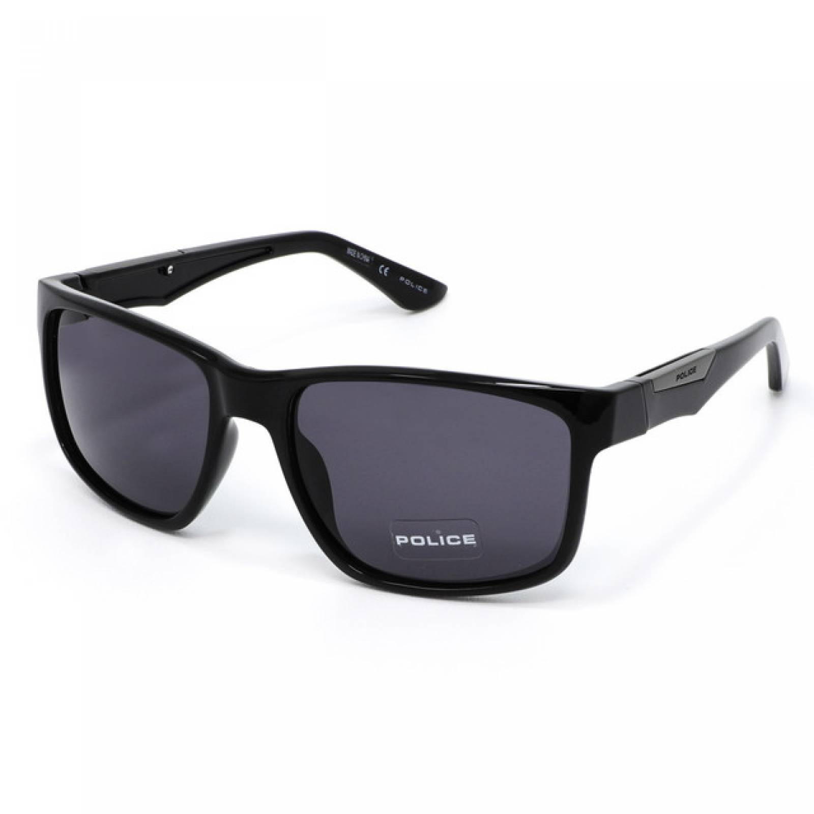 Lentes Sol Police Hombre Armazon Acetato Negro Mica Humo