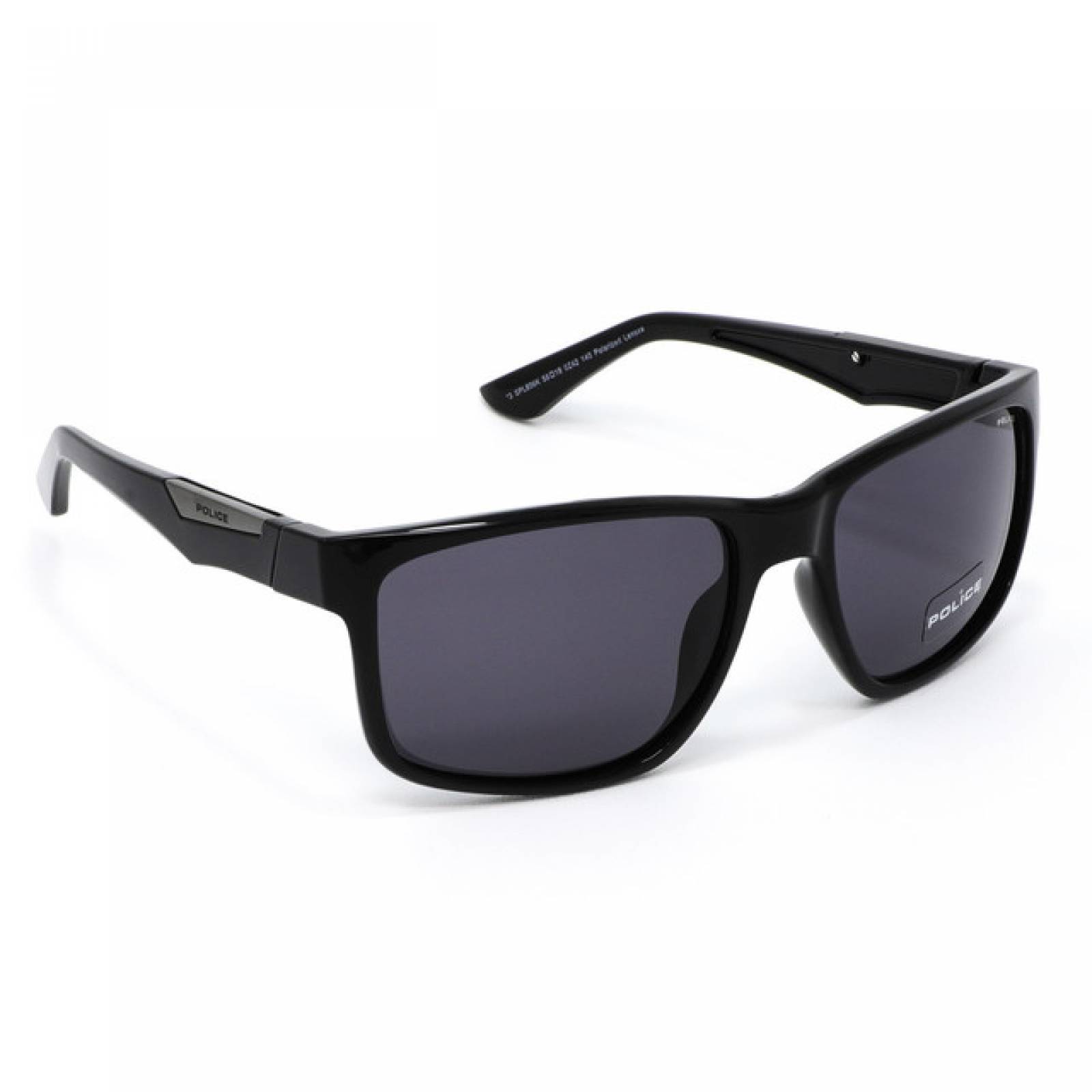 Lentes Sol Police Hombre Armazon Acetato Negro Mica Humo