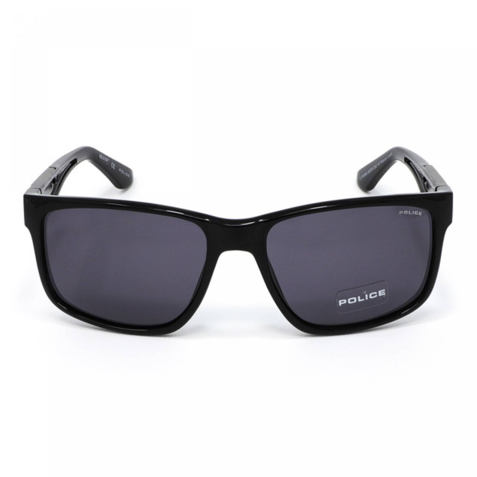 Lentes Sol Police Hombre Armazon Acetato Negro Mica Humo