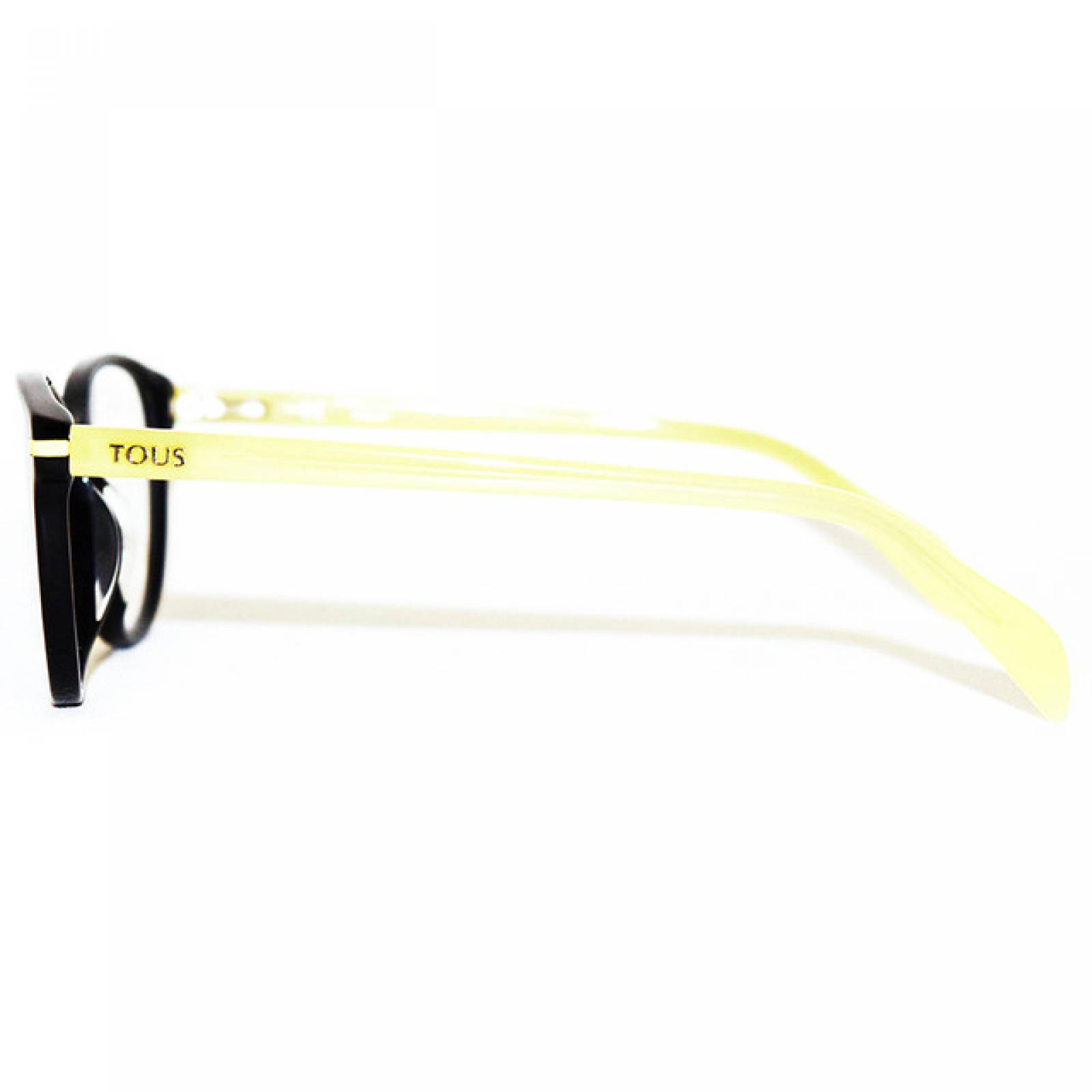 Lentes Oftalmicos Tous Dama Armazon Cat-eye Negro Amarillo