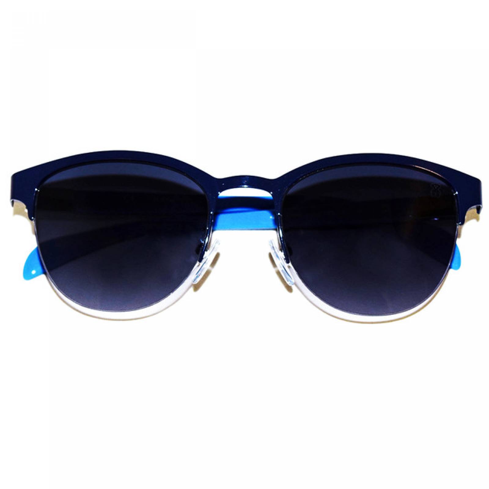 Lentes Sol Tous Dama Armazon Pantos Metal Azul Marino Casual
